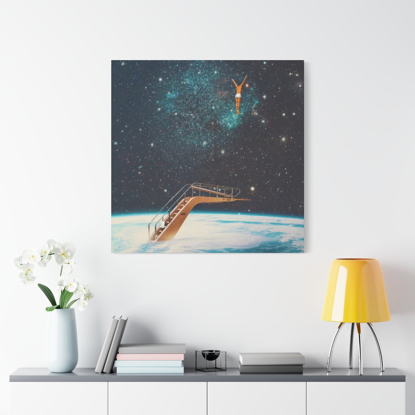 Frank Moth Dive Into Fresh World Wall Art & Canvas Prints