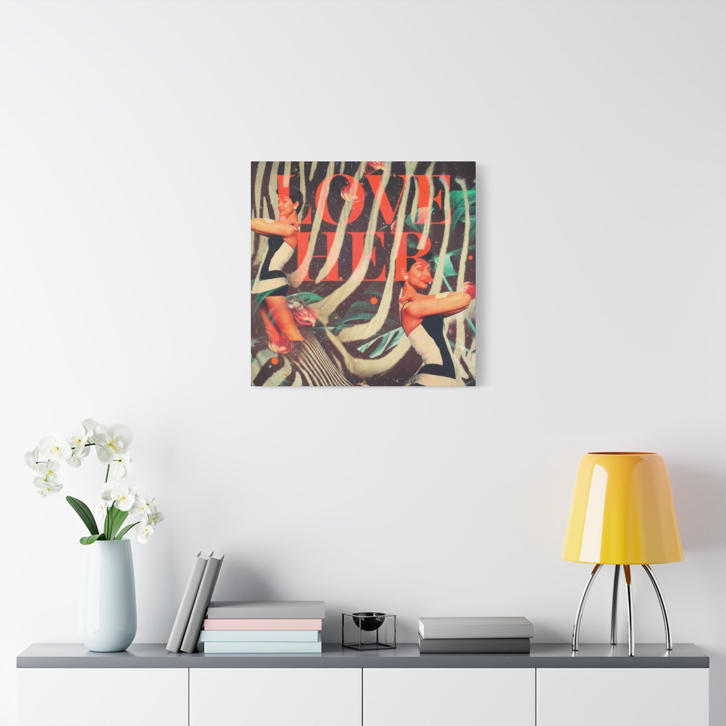 Frank Moth Love Her Wall Art & Canvas Prints