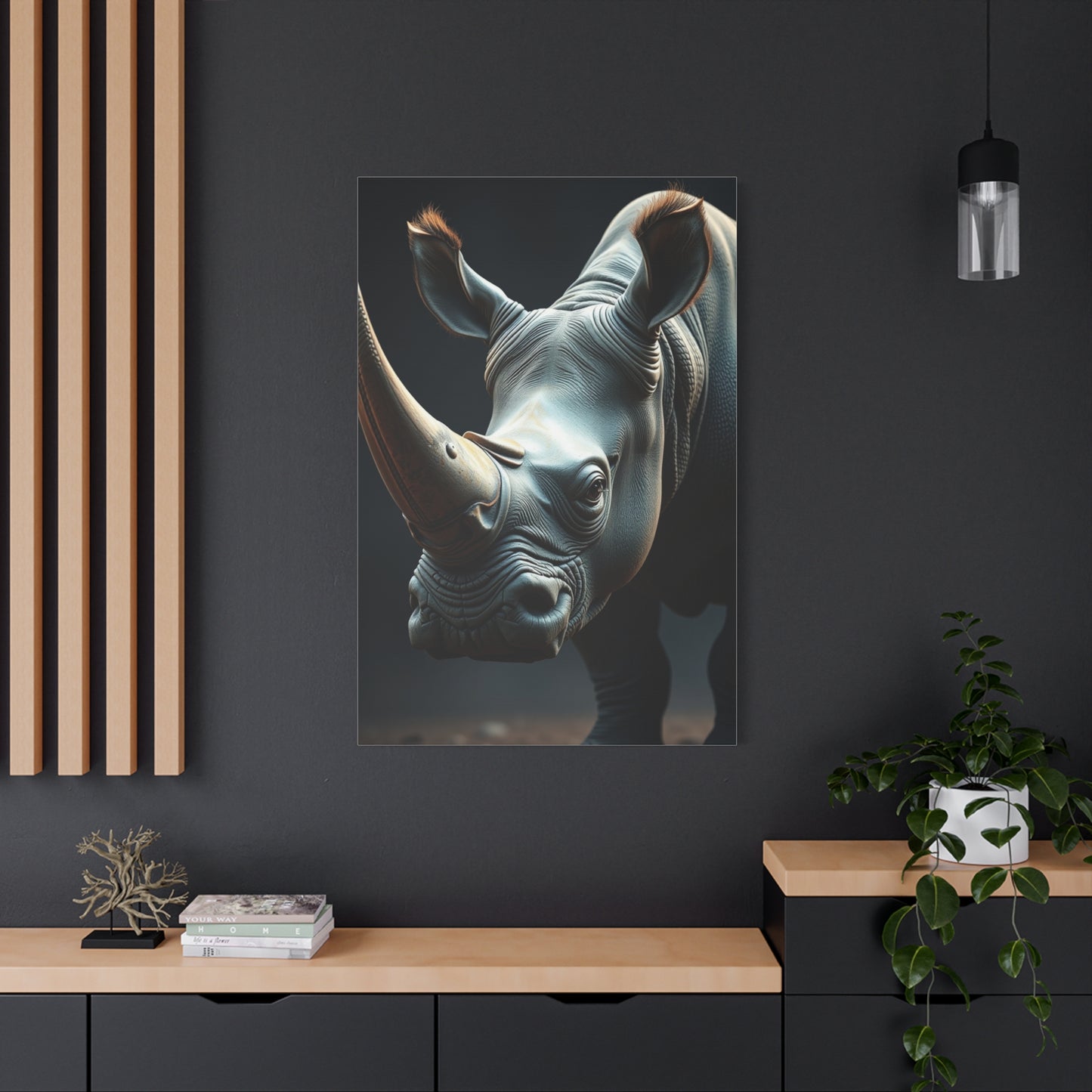 Rhinoceros Art Supreme Gallery Wall Art & Canvas Print