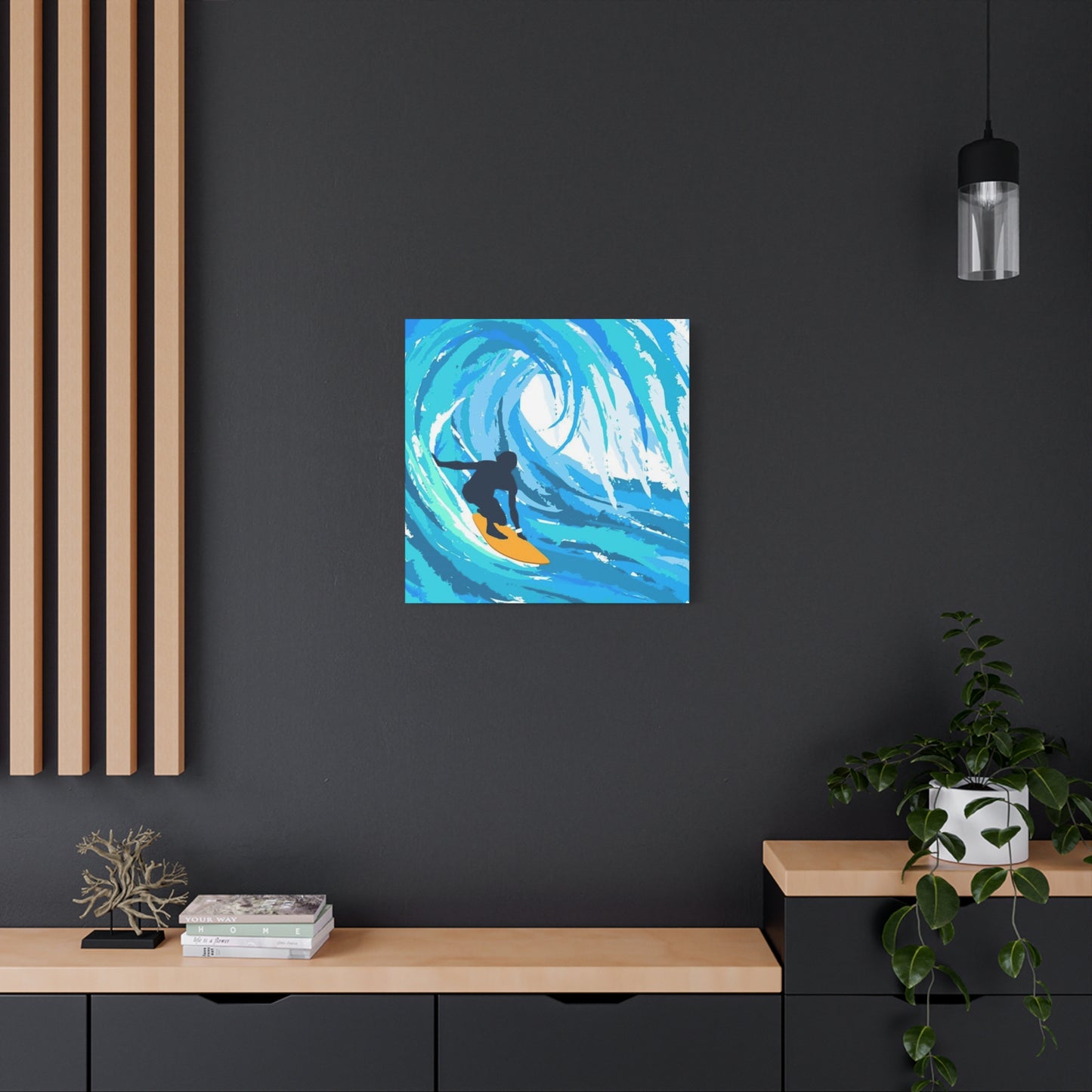 Abstract Surfing Waves Wall Art & Canvas Prints