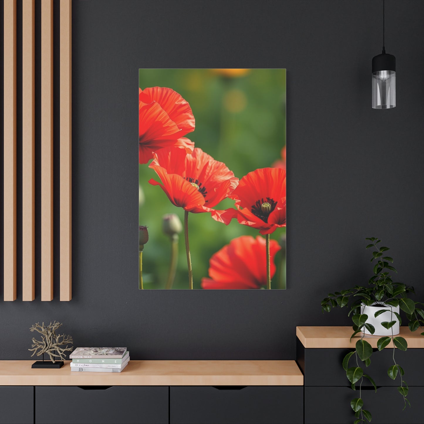 Poppy Flower Art Supreme Gallery Wall Art & Canvas Print
