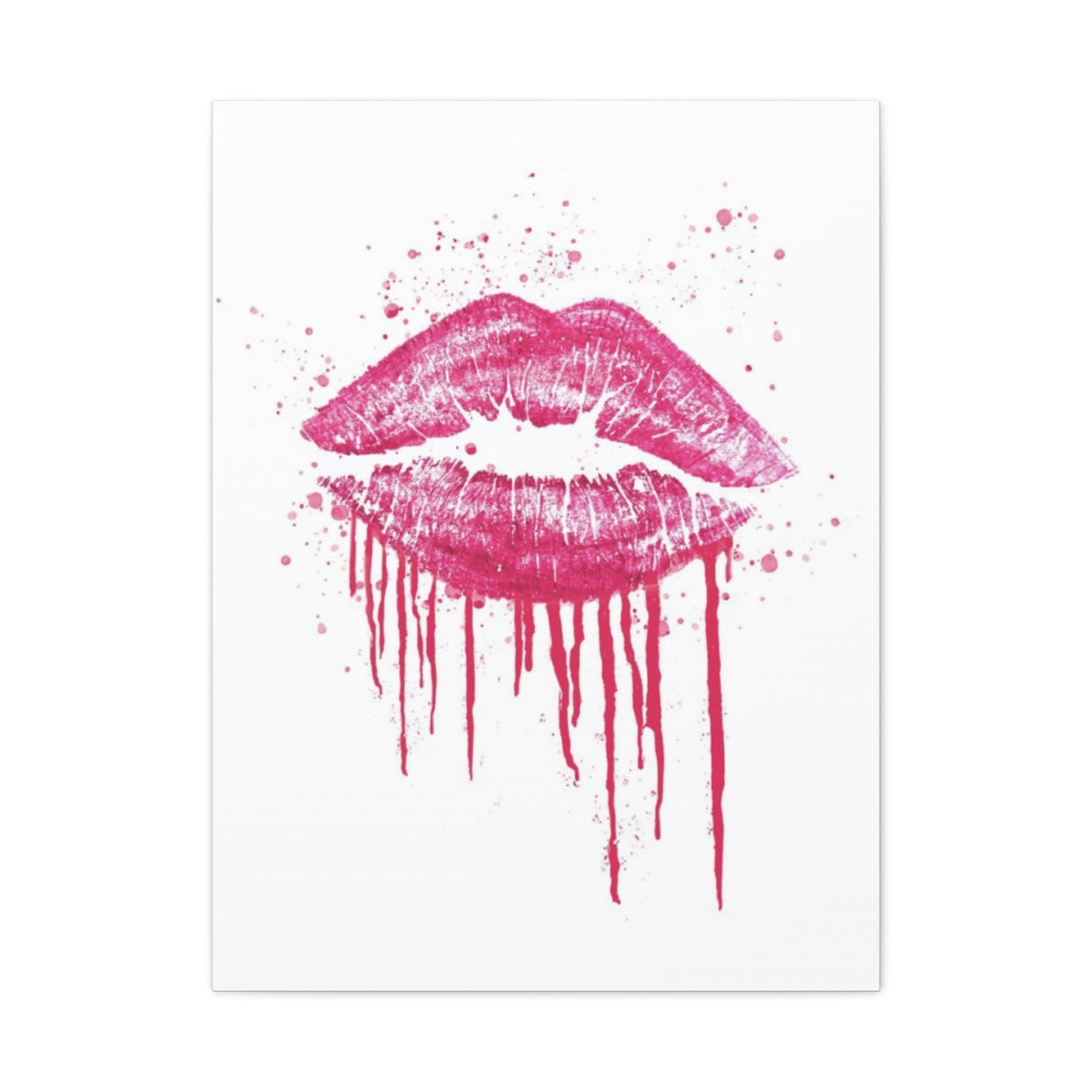 Pink Lips Wall Art & Canvas Prints