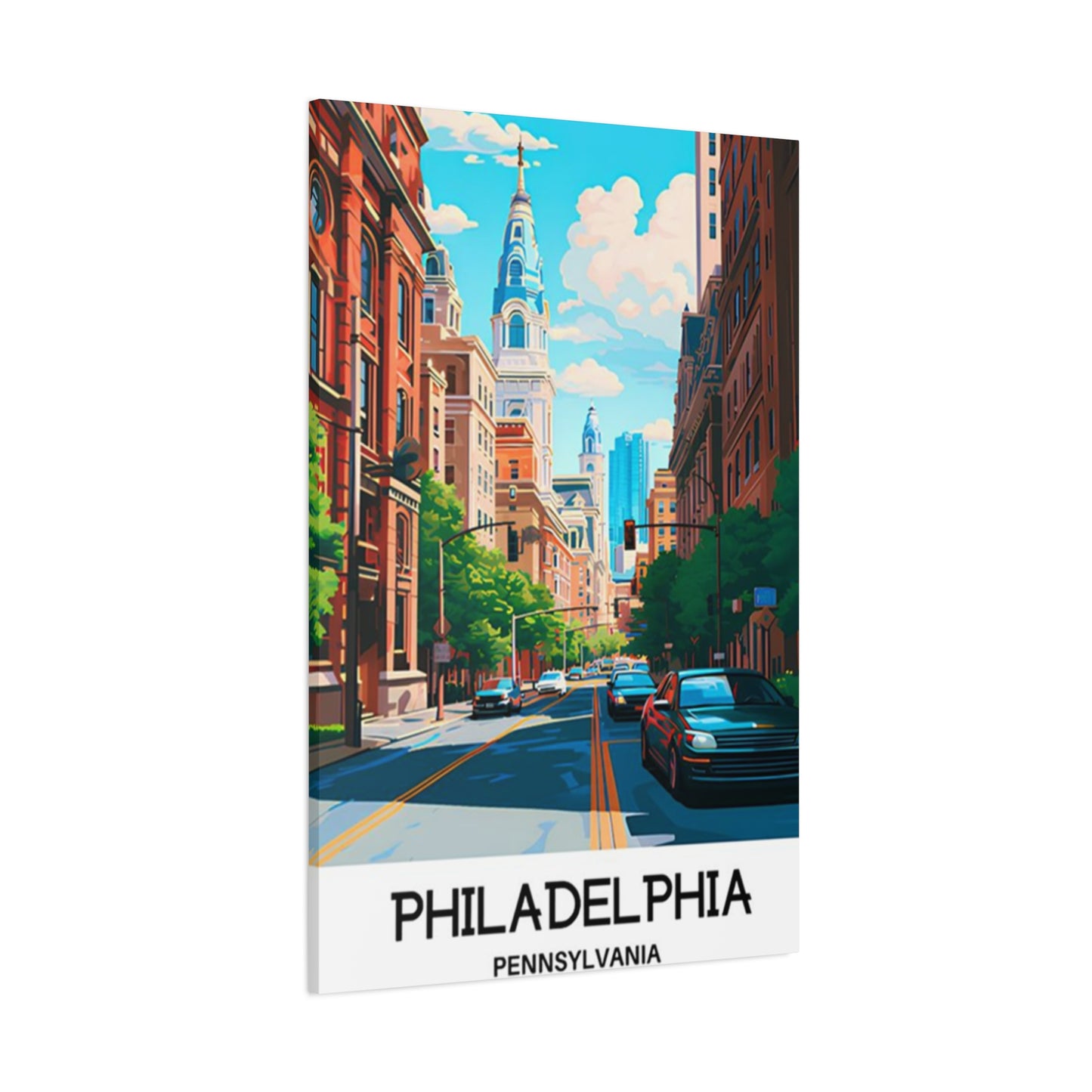 Philadelphia Pennsylvania Poster Wall Art & Canvas Prints