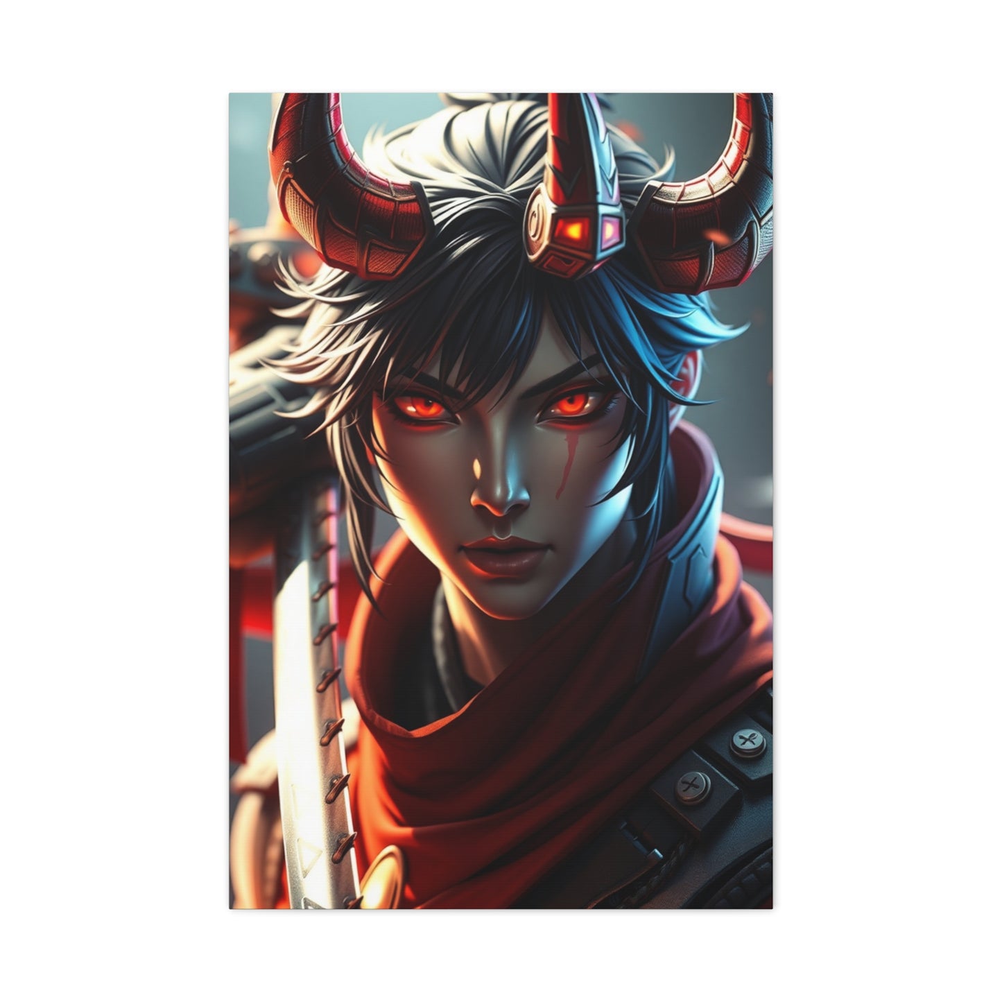 Demon Slayer Characters Art Luxury Canvas Wall Art & Canvas Print