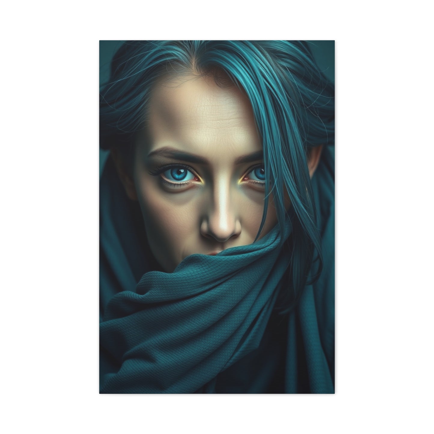 Verdant Sapphire Masterpiece wall art & canvas print