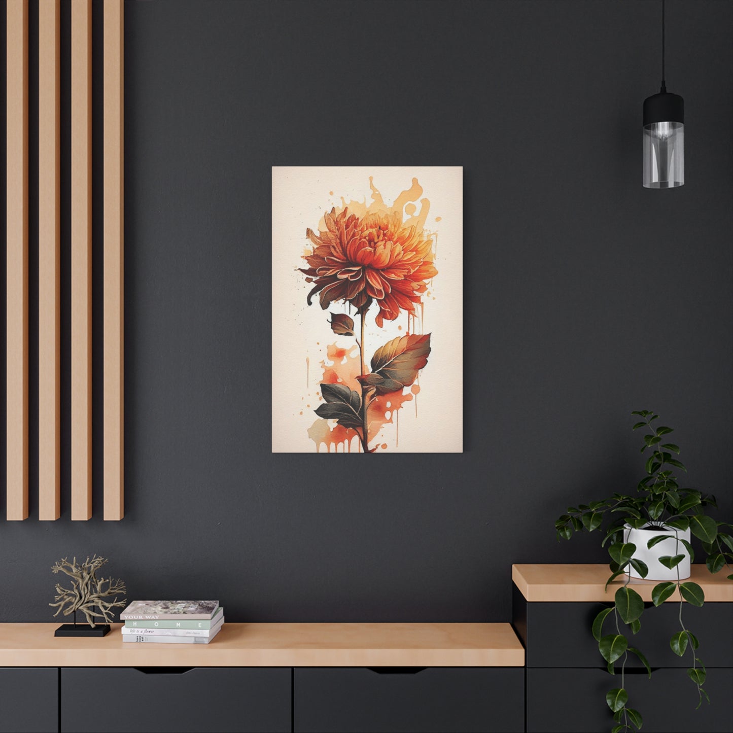 Orange Flower Wall Art & Canvas Prints