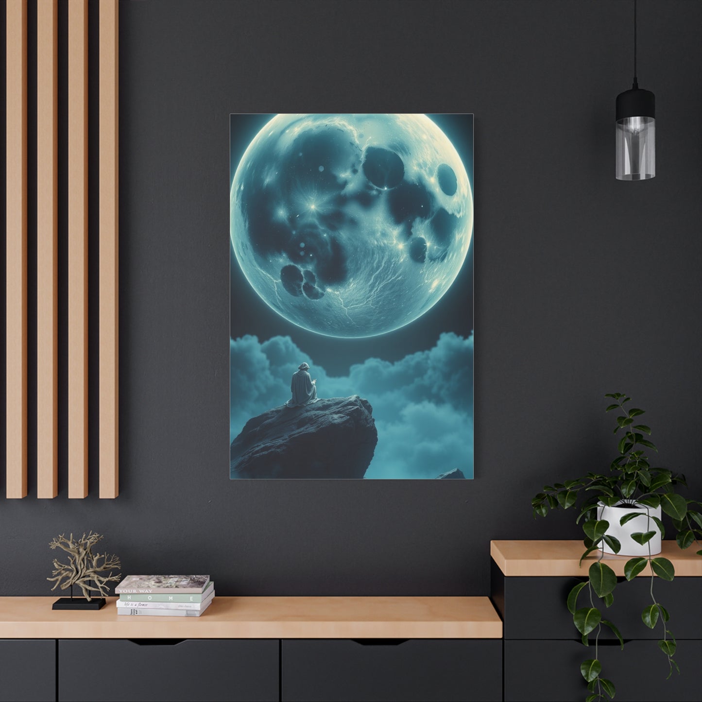 Moonlit Ambiance Artwork Wall Art & Canvas Print