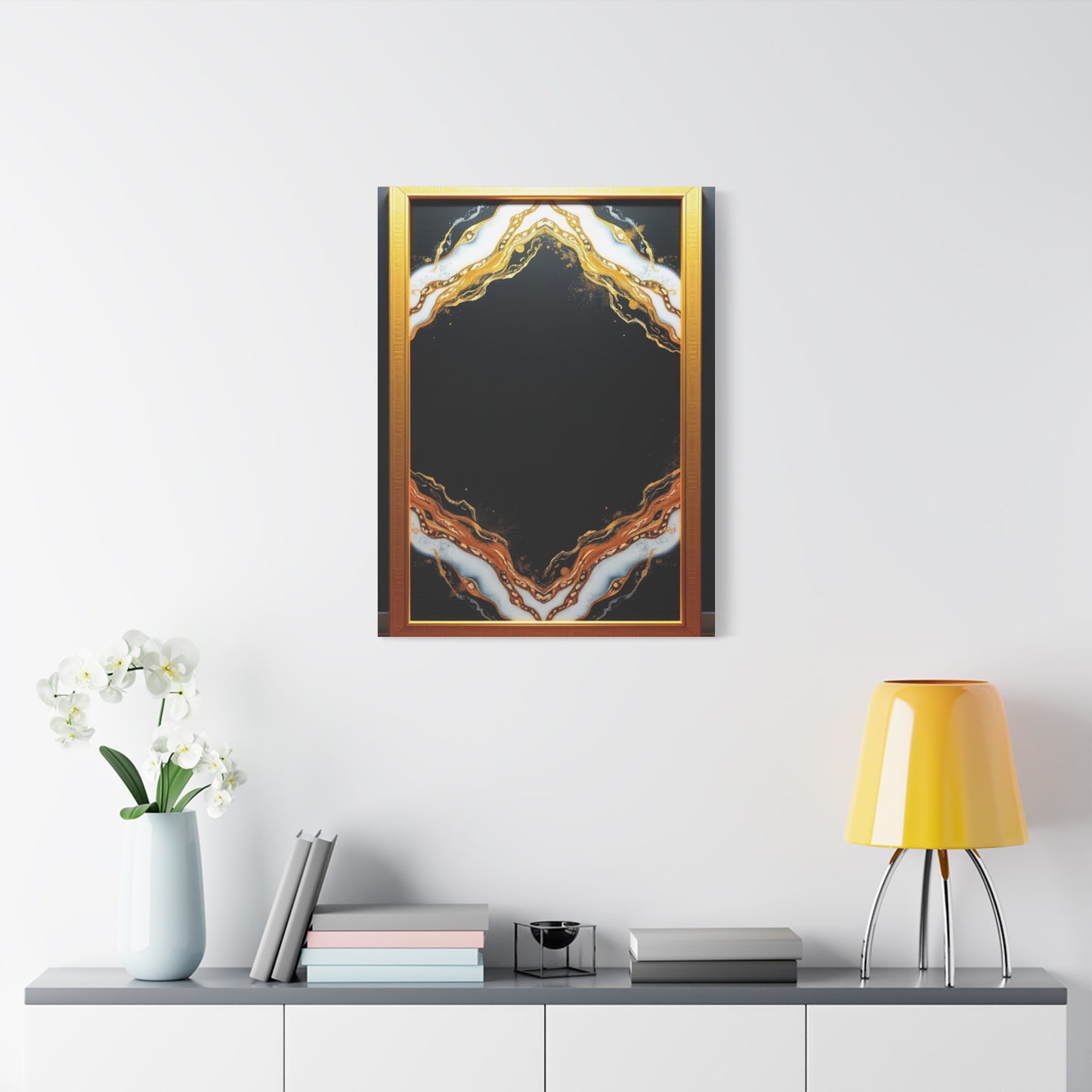 Golden Ivory Expanse wall art & canvas print