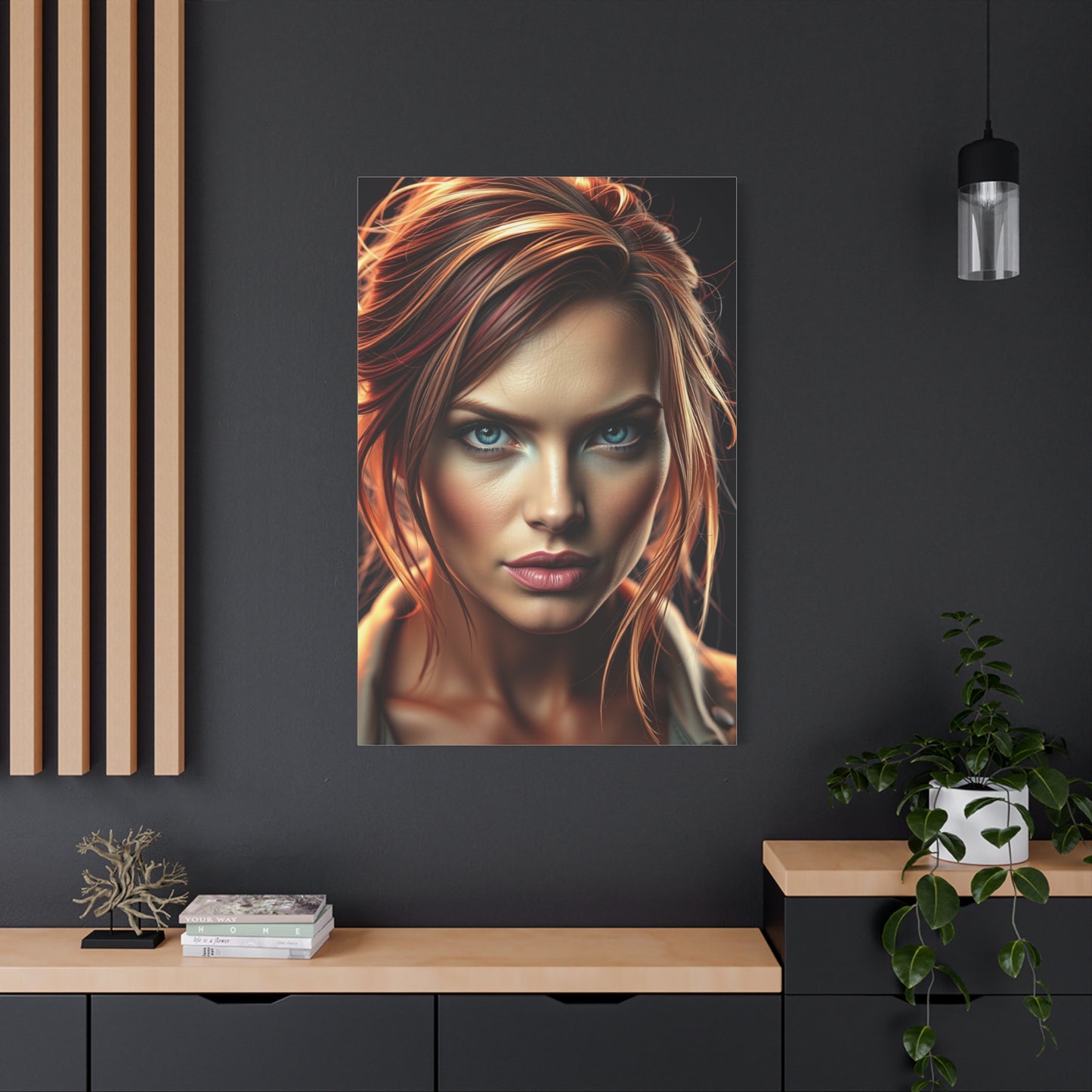 Moss Silhouette Grandeur Wall Art & Canvas Print