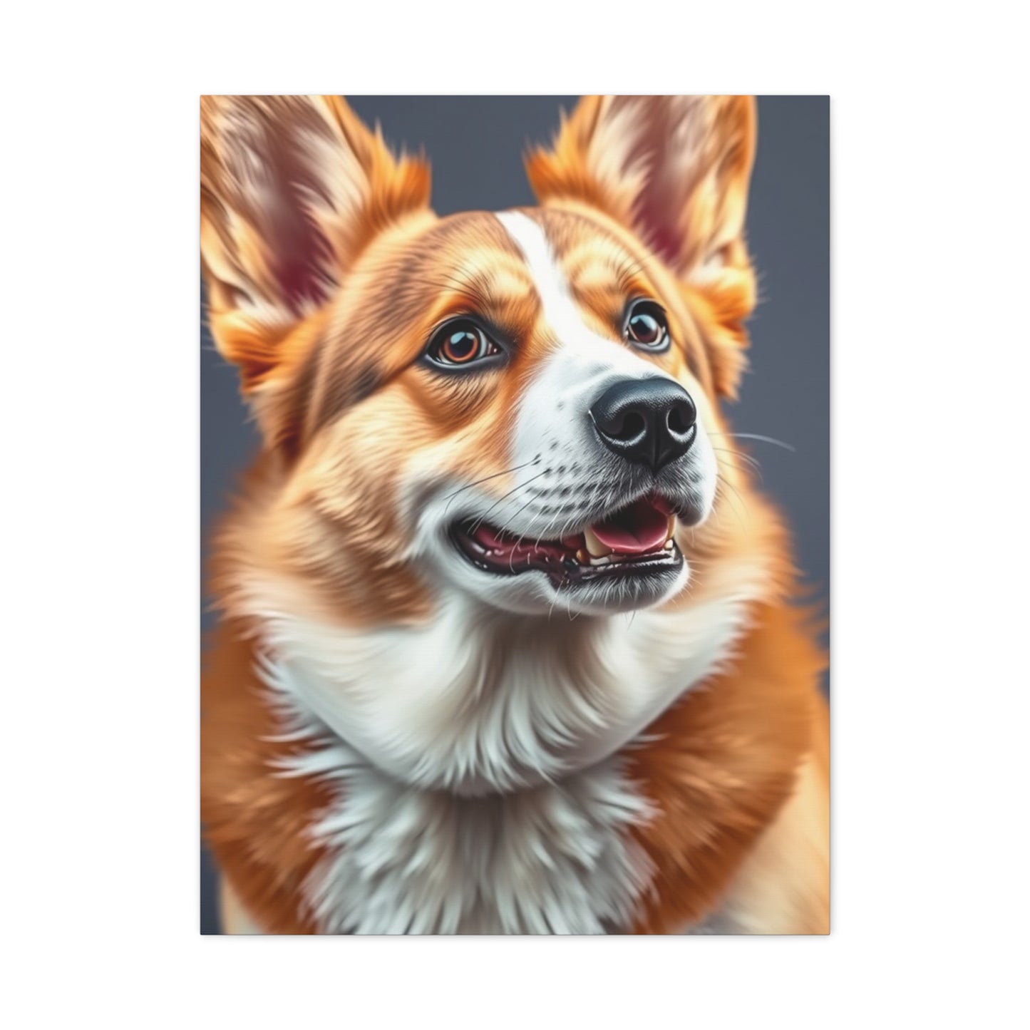 Corgi Dog Art Refined Canvas Wall Art & Canvas Print