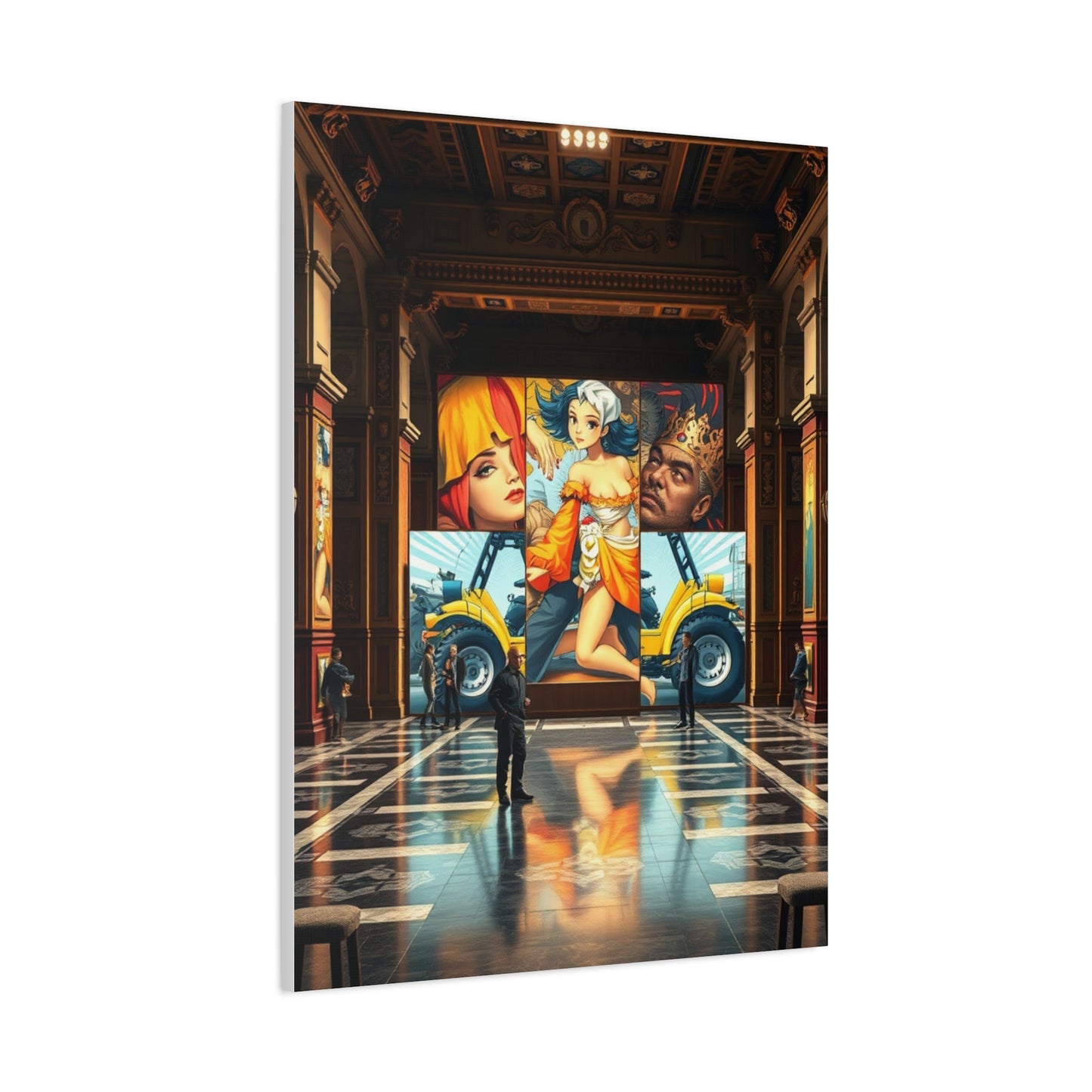 Flamboyant Essence Canvas Wall Art & Canvas Print