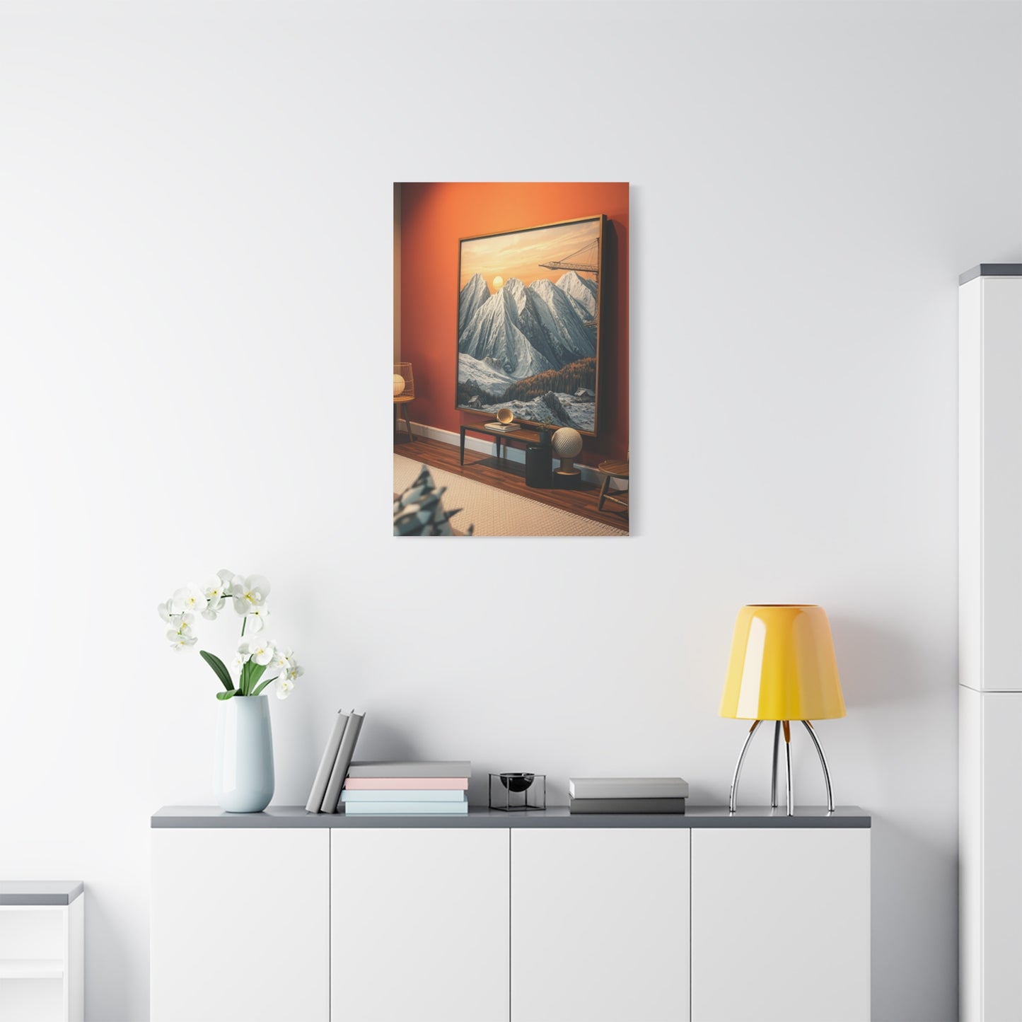 Frosted Horizon Canvas Wall Art & Canvas Print
