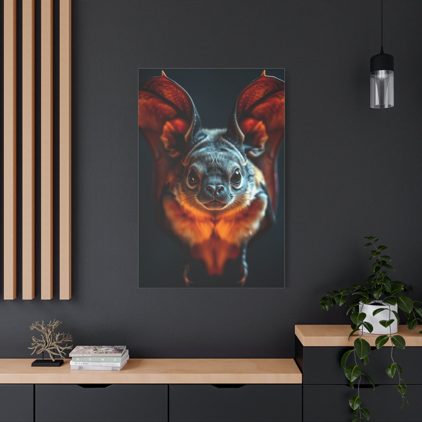 Bat Art Refined Canvas Wall Art & Canvas Print