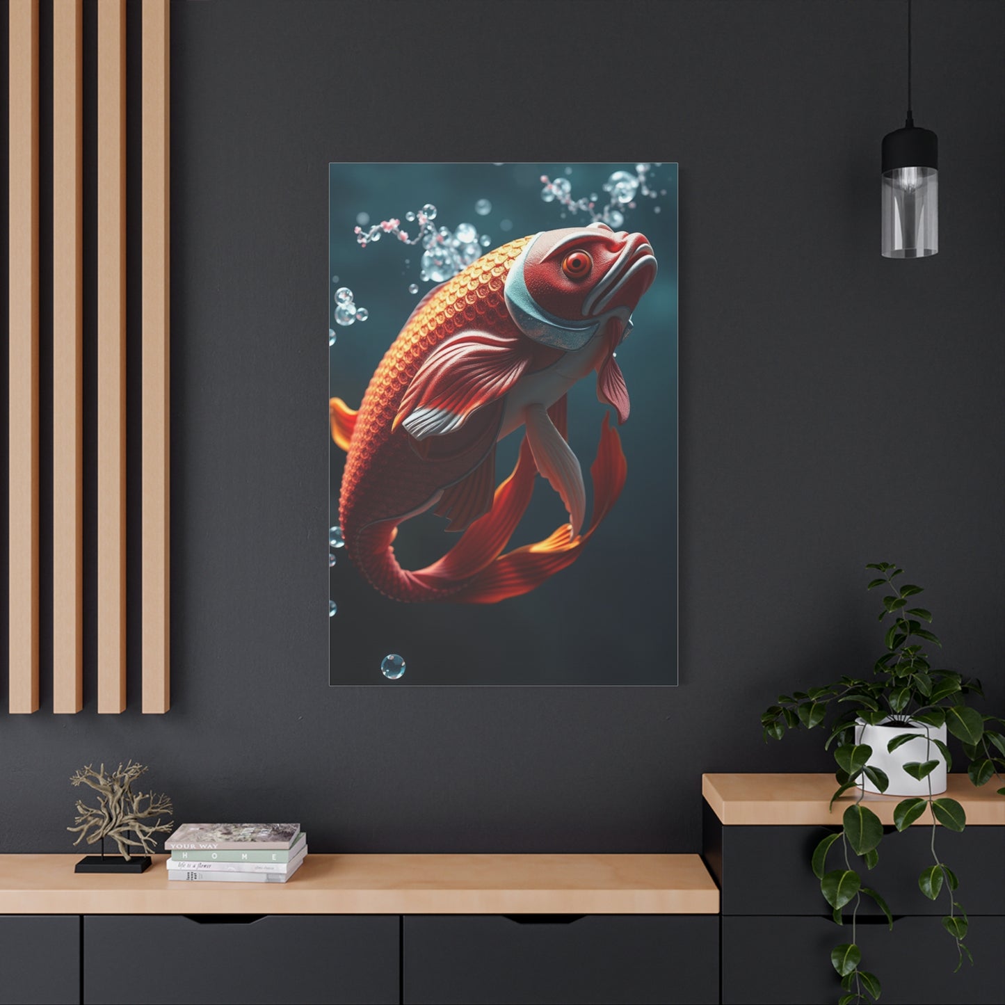 Piscean Dreamscape Canvas wall art & canvas print