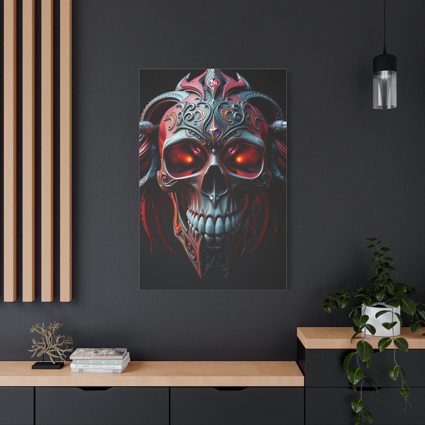 Supreme 3D Trippy Skull Art By Ali Gulec Art Collection Wall Art & Canvas Print