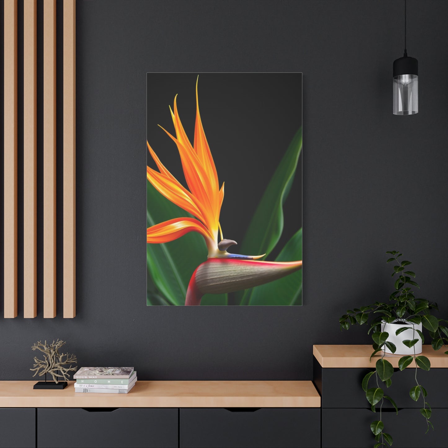 Bird of Paradise Plant Art Refined Canvas Wall Art & Canvas Print