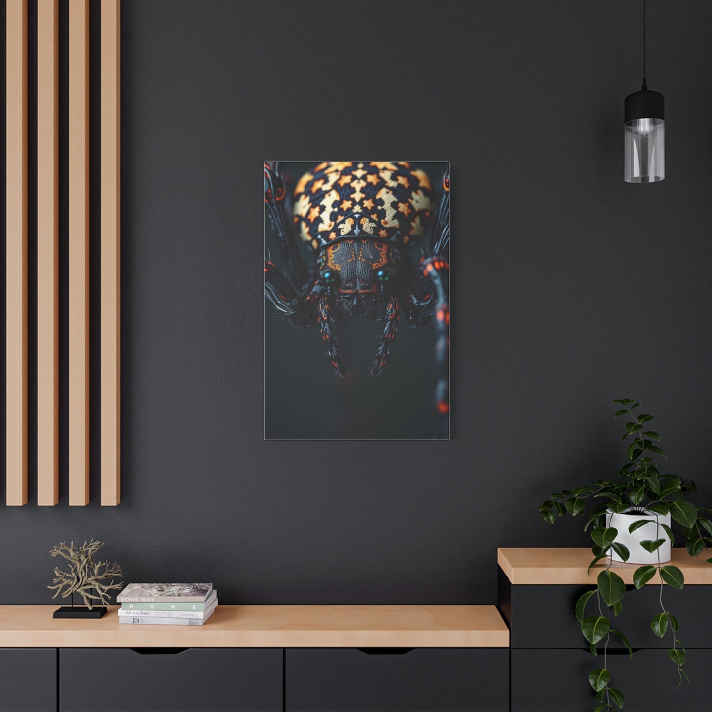 Nocturnal Threads Tableau Wall Art & Canvas Print