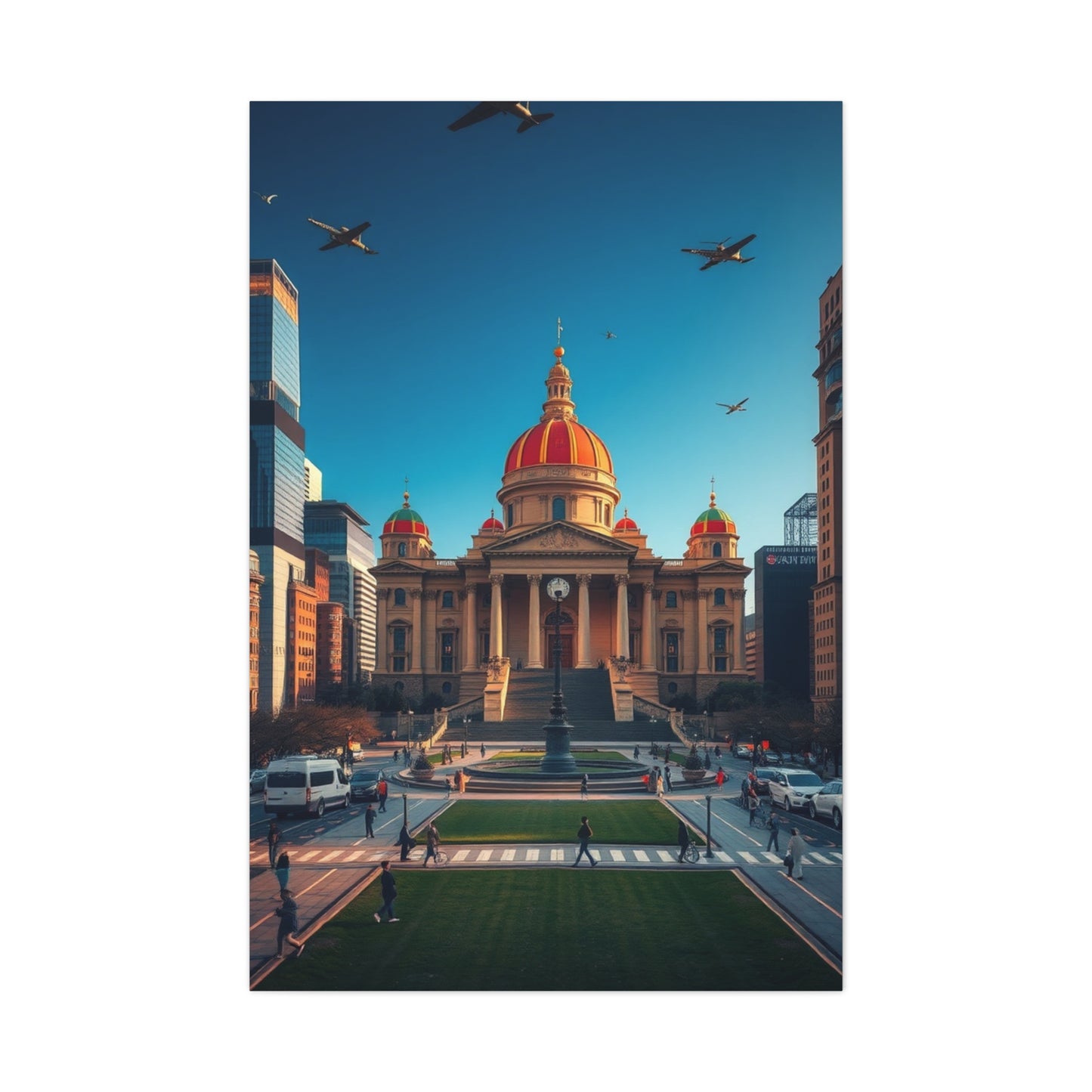 Exuberant Harmony Canvas Wall Art & Canvas Print