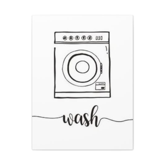Wash Poster Laundry Wall Art & Canvas Prints