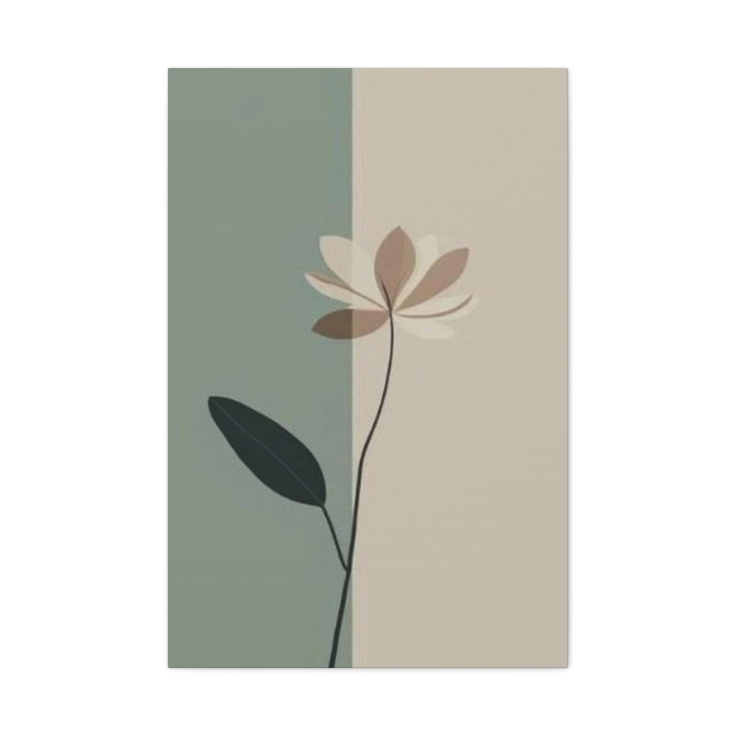 Brown Flower Entryway Wall Art & Canvas Prints
