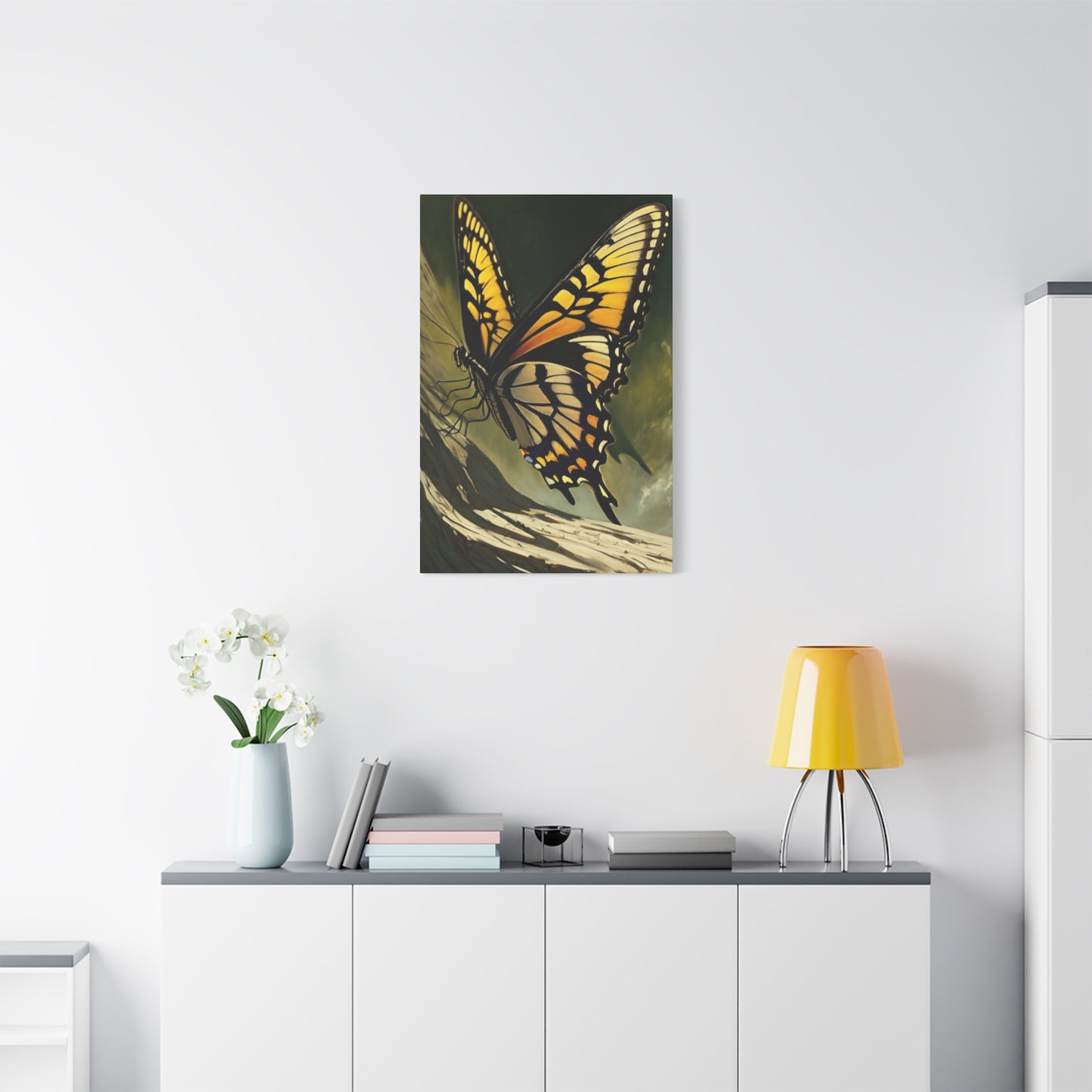 Golden Wings Butterfly Wall Art & Canvas Prints