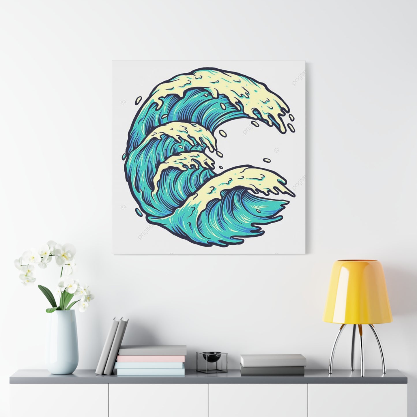 Waves Poster Wall Art & Canvas Prints