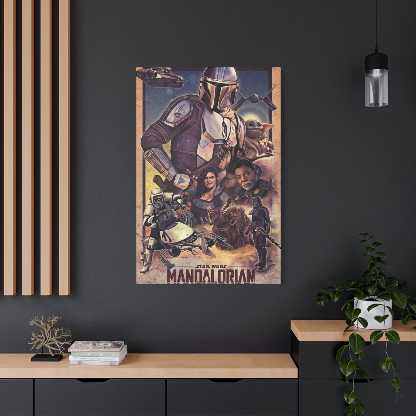 Mandalorian Poster Wall Art & Canvas Prints