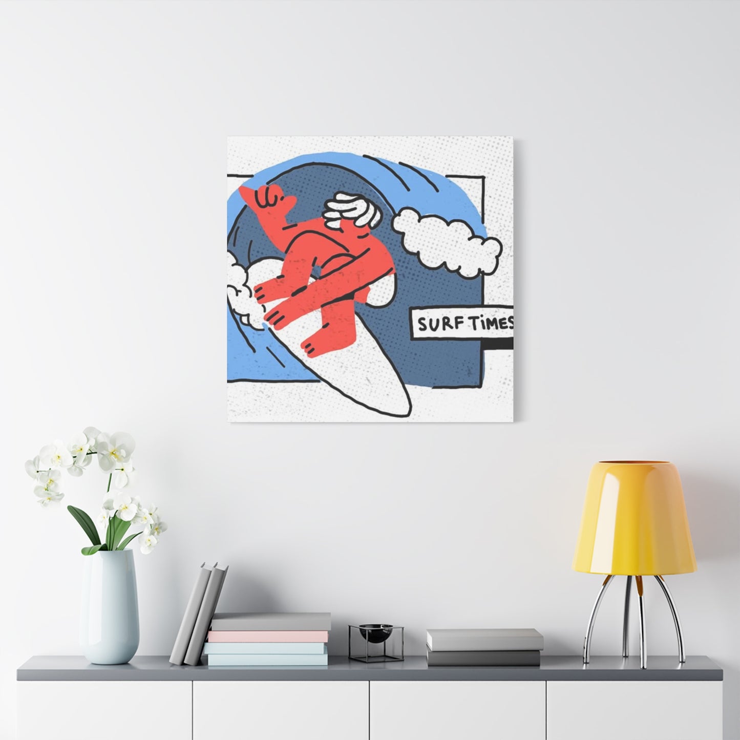 Surf Time Poster Wall Art & Canvas Prints