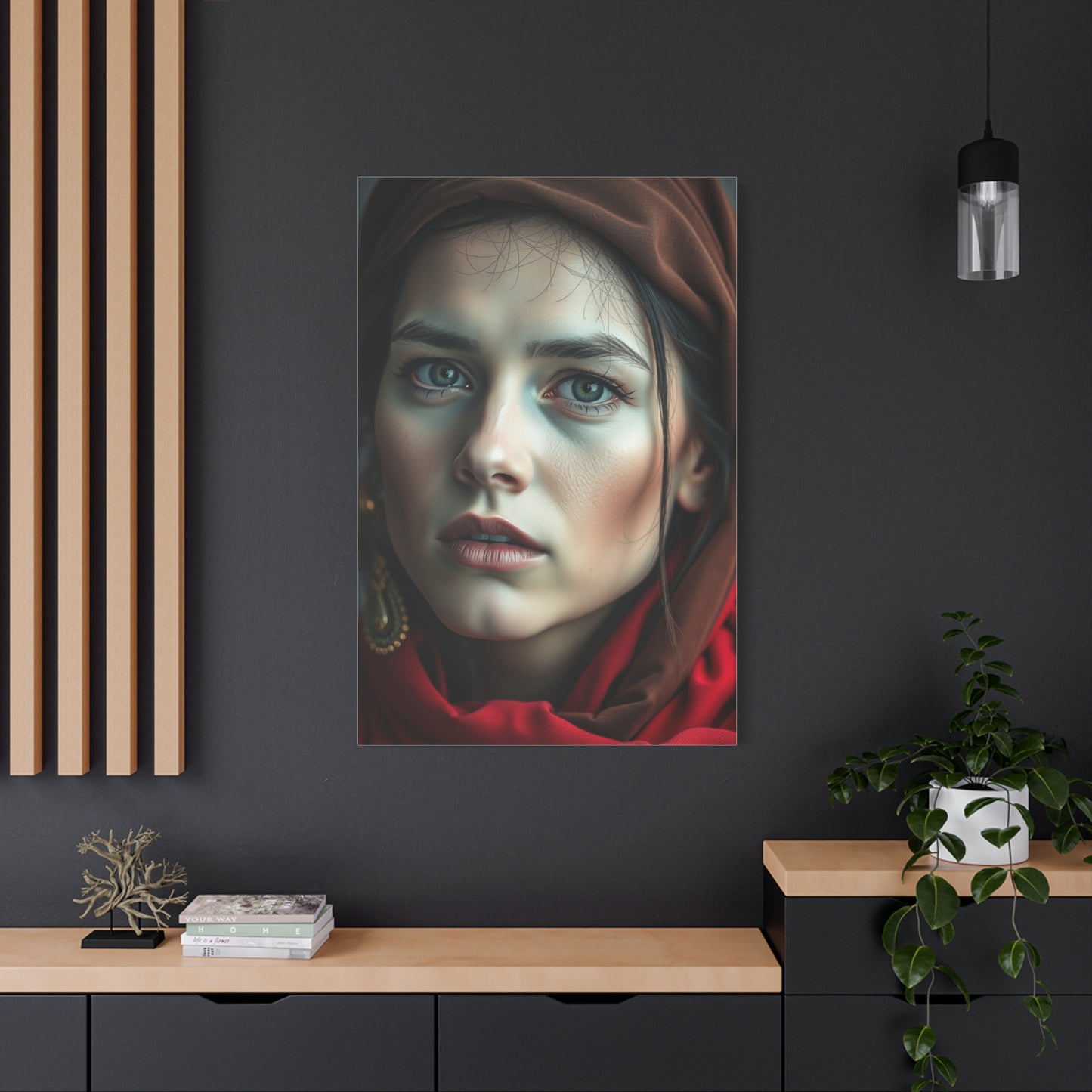 Monochrome Elegance Canvas Wall Art & Canvas Print