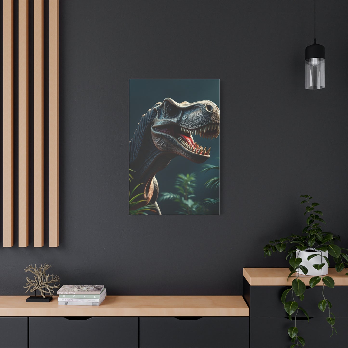 Vision Jurassic Park Art Art Wall Art & Canvas Print