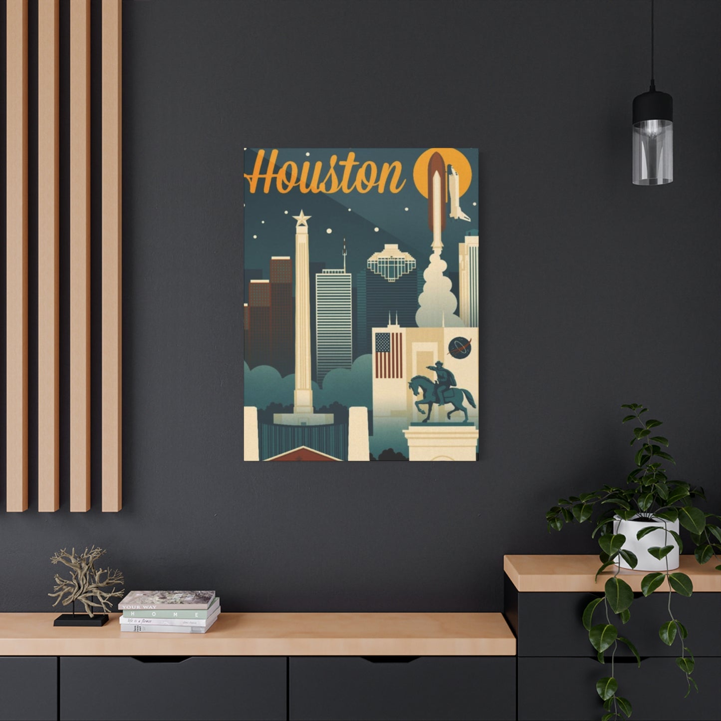 Beautiful Houston Skyline Wall Art & Canvas Prints