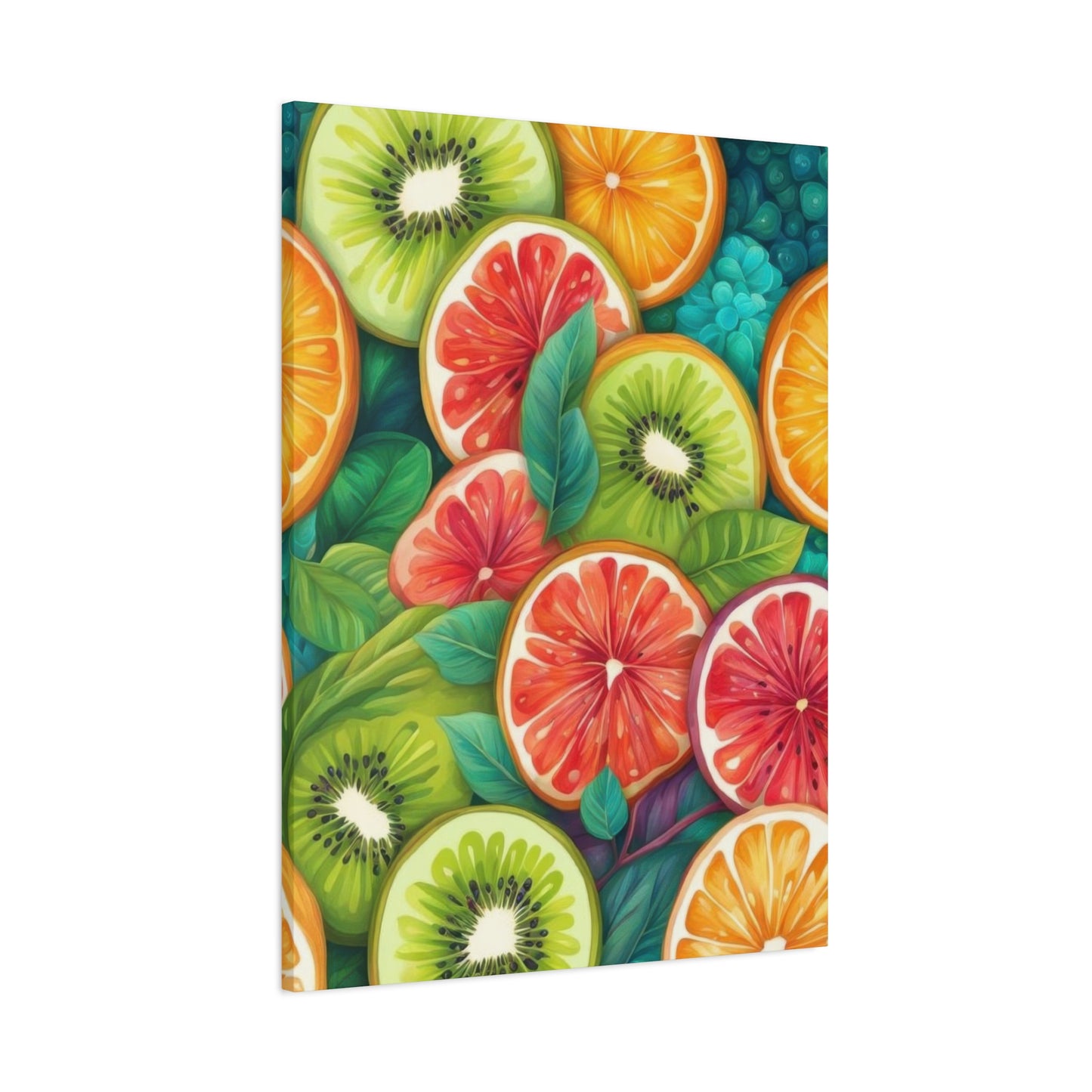 Fruit Half Face Wall Art & Canvas Prints