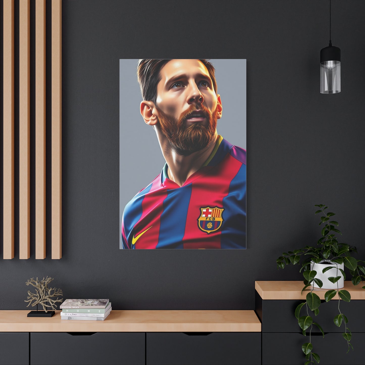 Lionel Messi: Canvas of Elegance Wall Art & Canvas Print