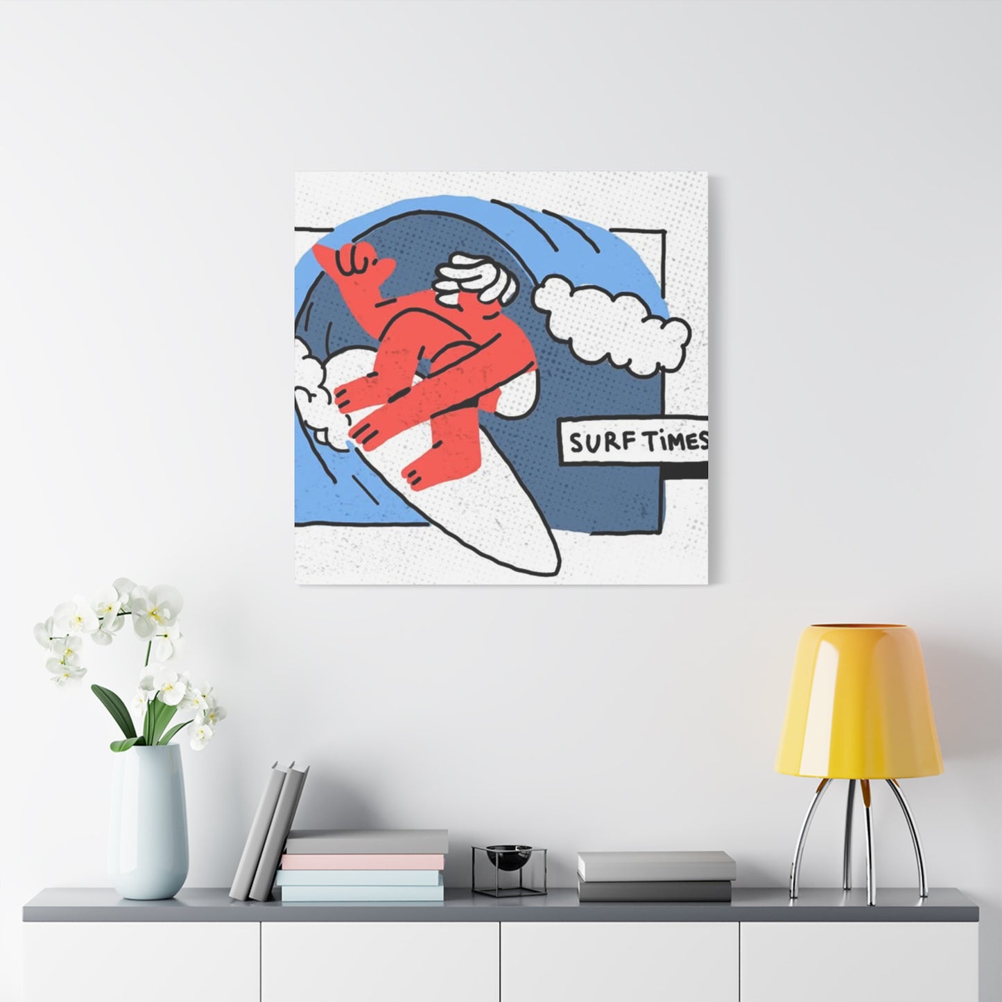 Surf Time Poster Wall Art & Canvas Prints