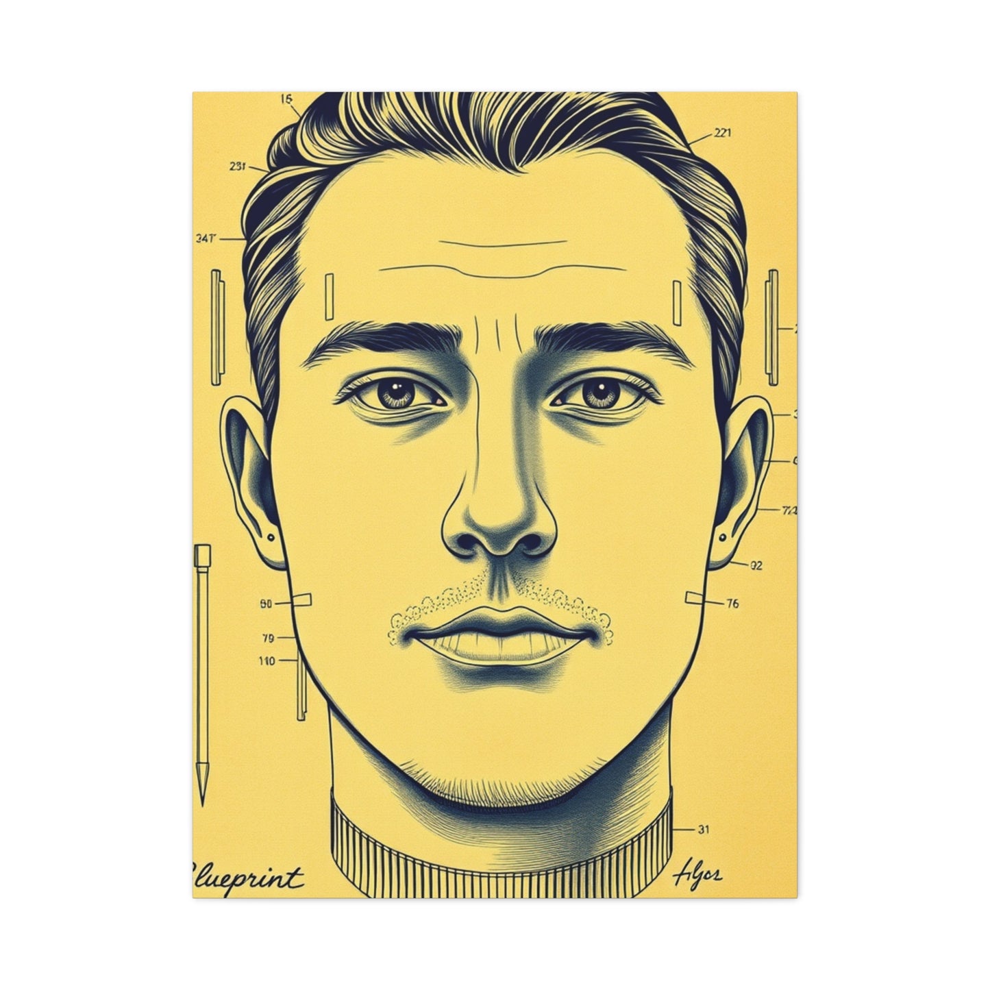 Collection Blueprint & Patent Sketches Art Art Wall Art & Canvas Print