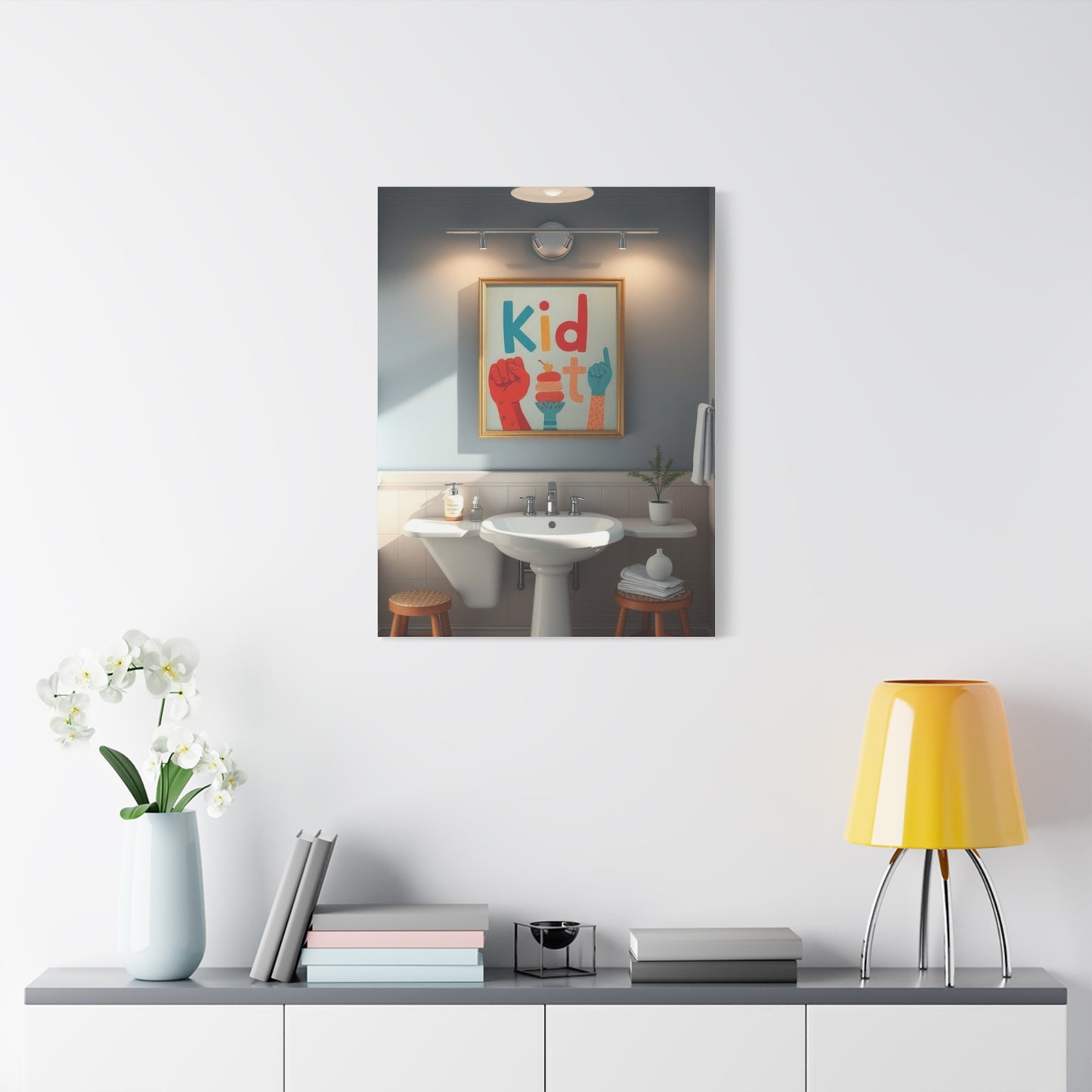 Vision Kid’s Bathroom Art Art Wall Art & Canvas Print
