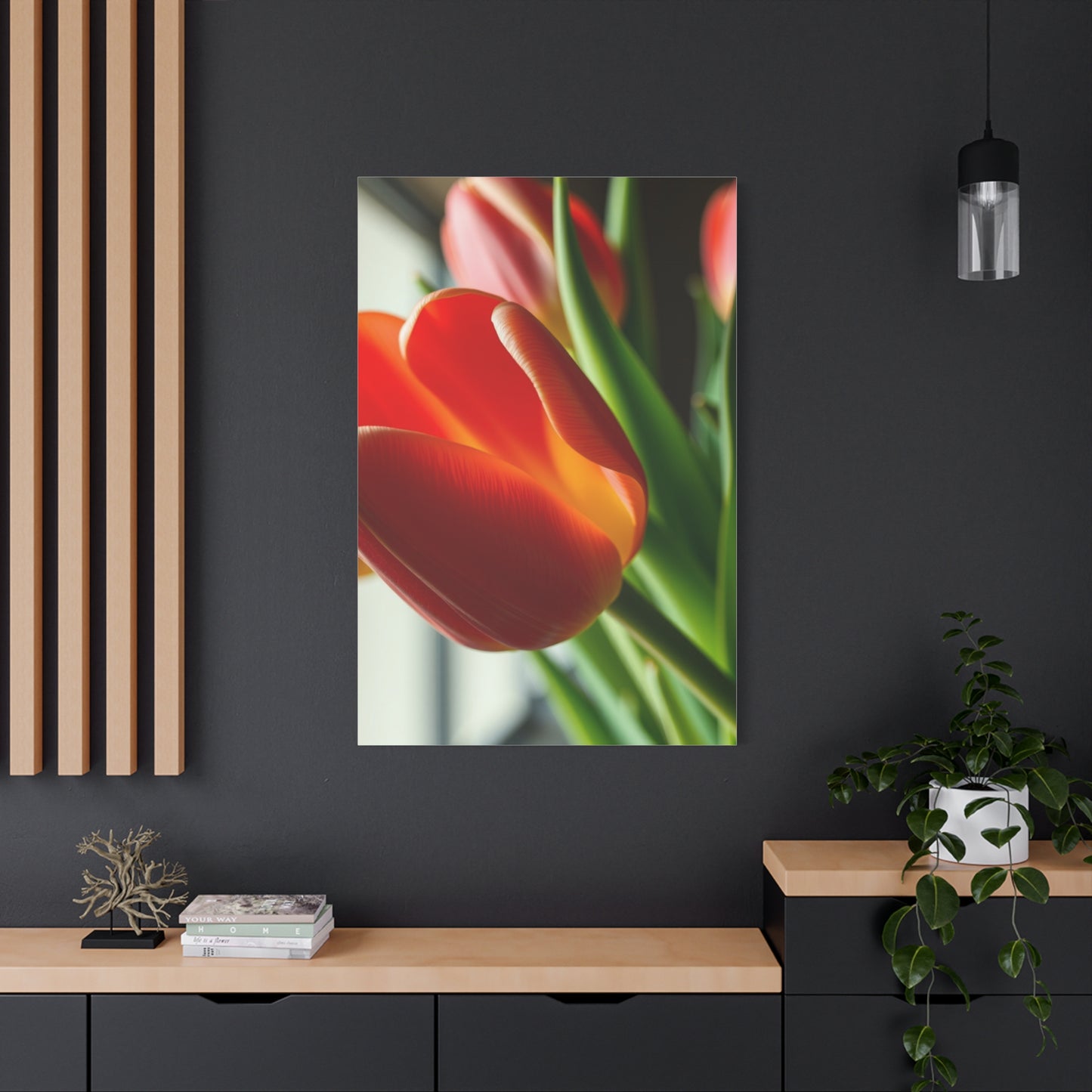 Supreme Tulip Flower Art Collection Wall Art & Canvas Print