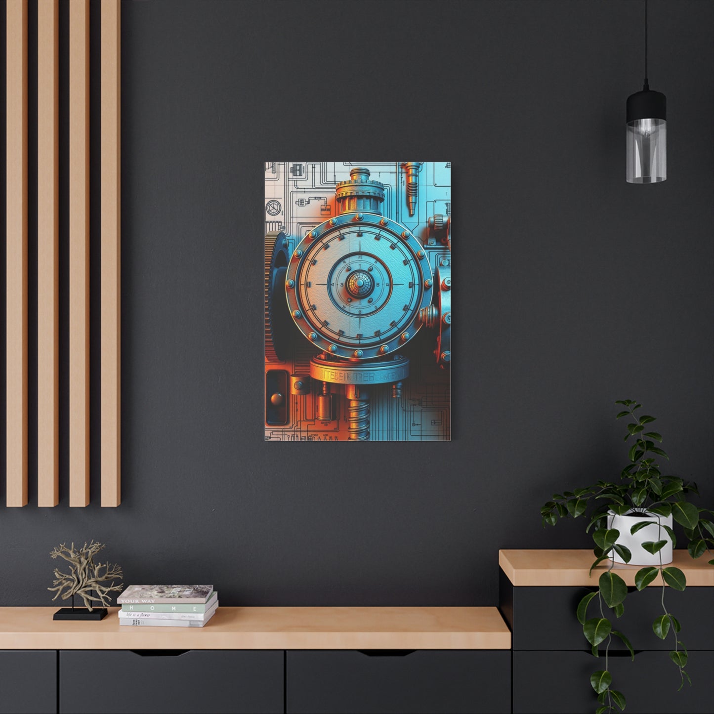 Masterpiece Engineering & Machinery Blueprints Art Vision Wall Art & Canvas Print