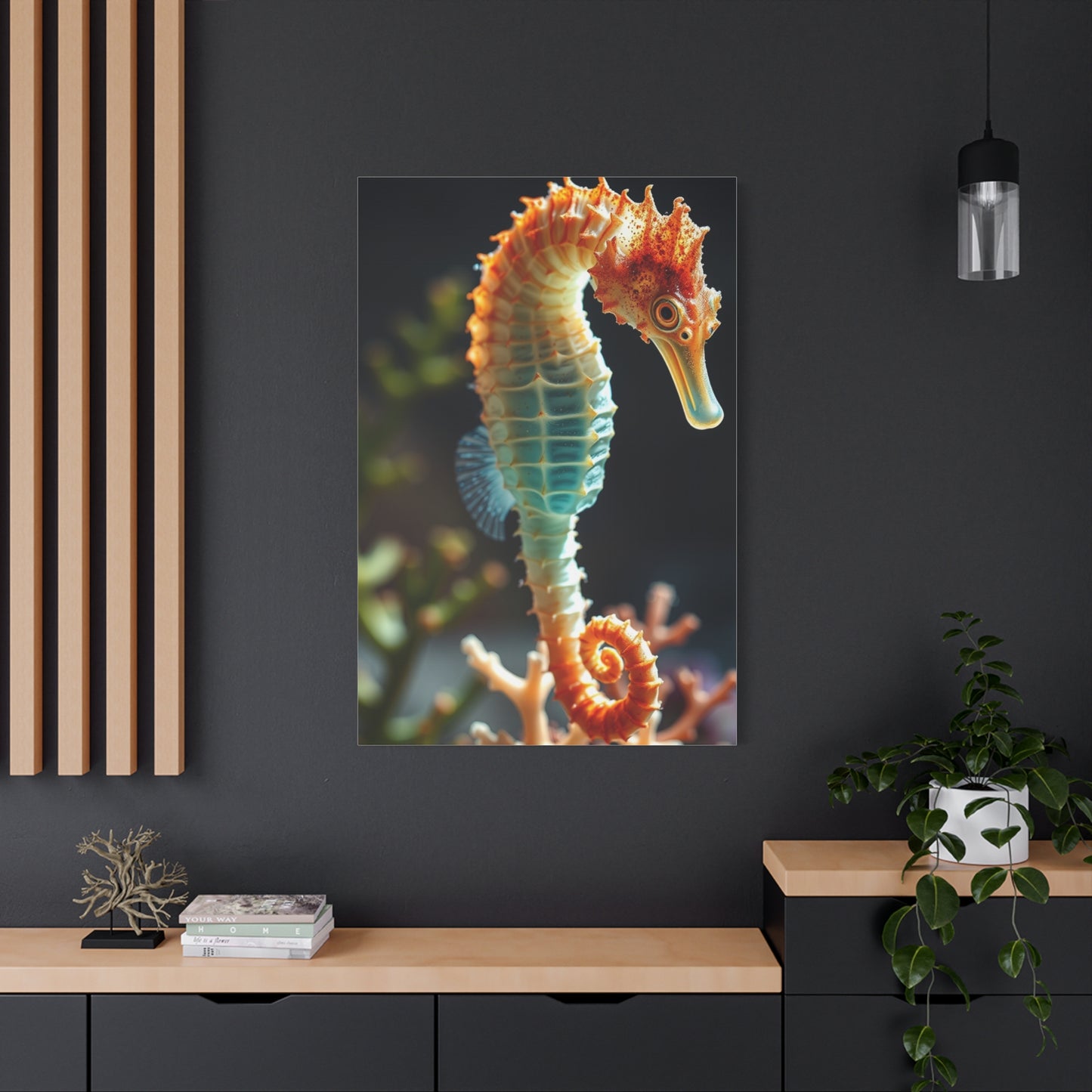 Vision Seahorse Art Art Wall Art & Canvas Print