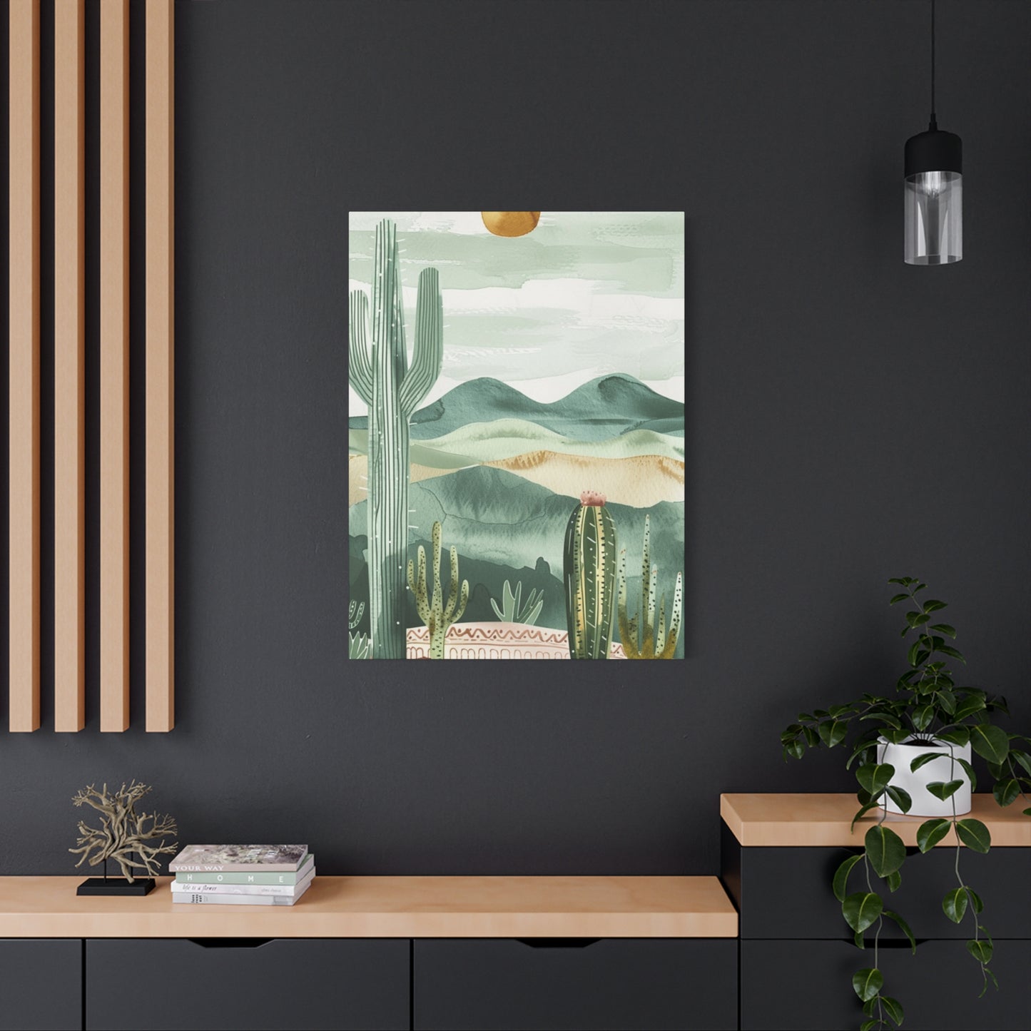 Desert Scenery Painting Wall Art & Canvas Prints