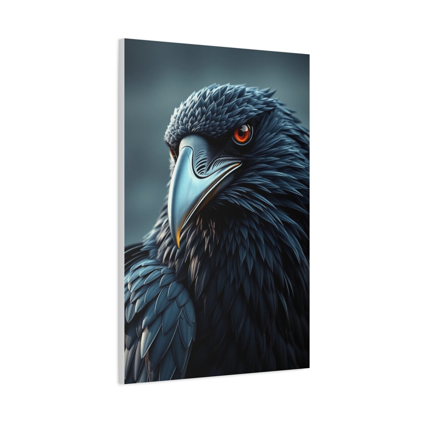 Obsidian Wing Elegance wall art & canvas print