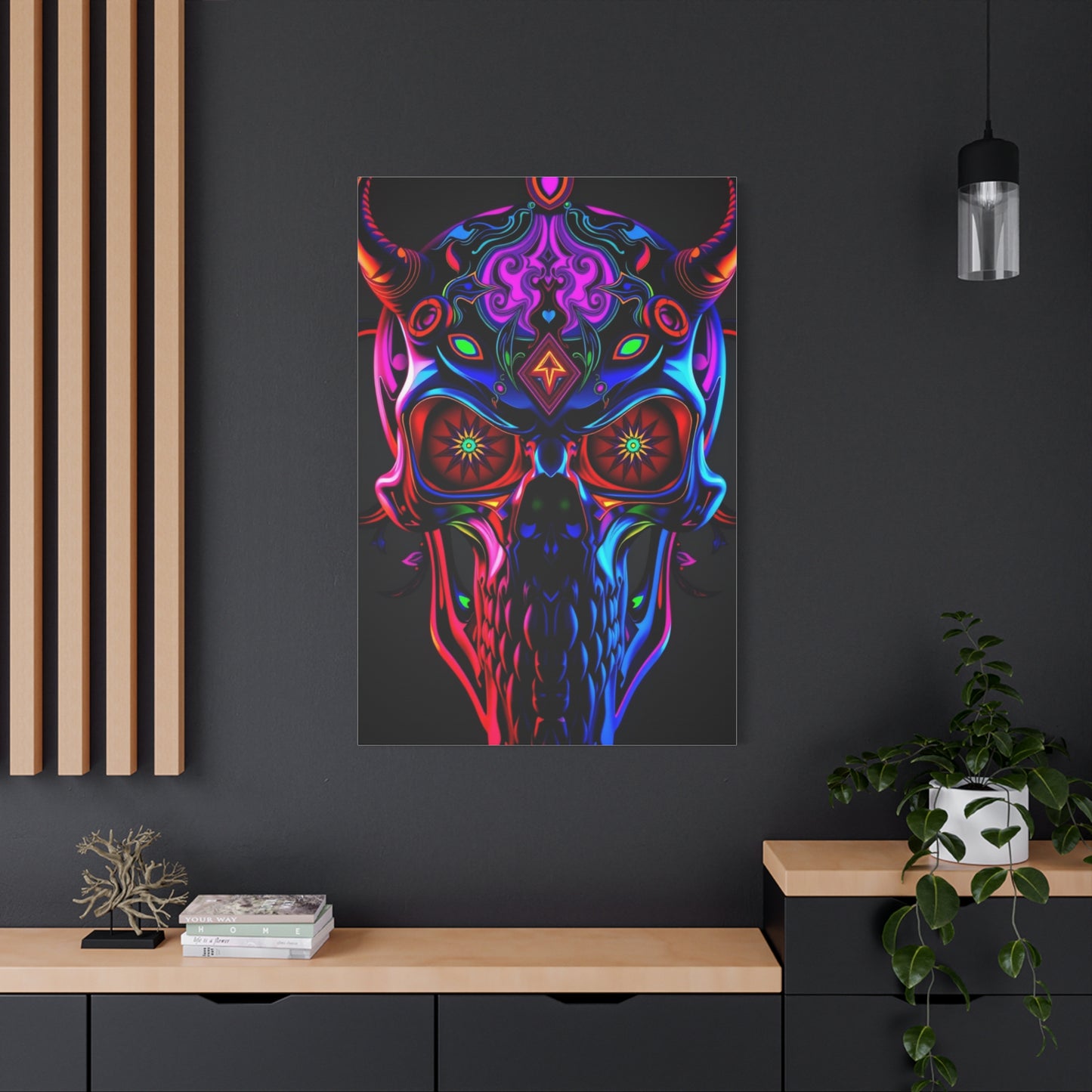 Trance Skull Elegance Wall Art & Canvas Print
