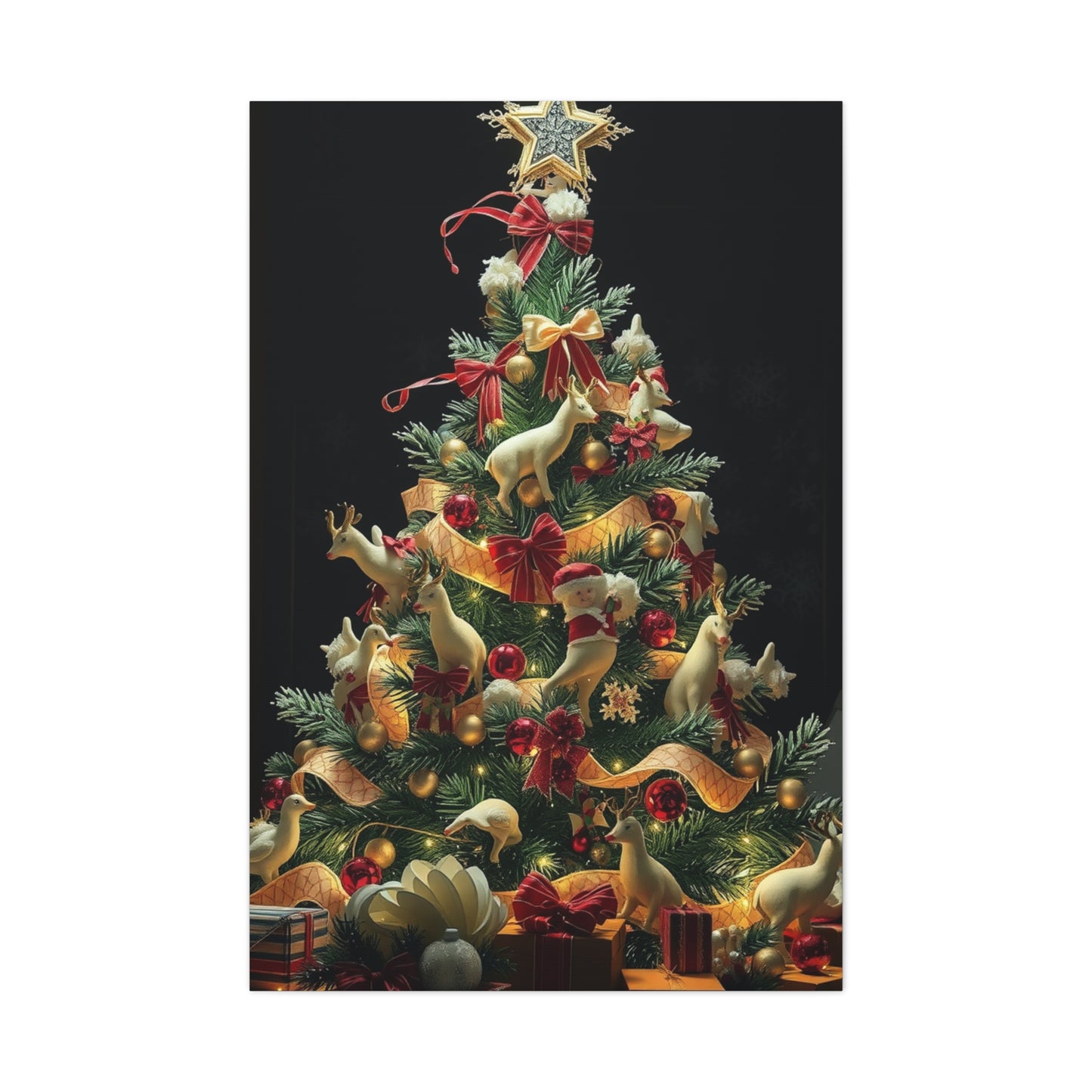 Timeless Yuletide Reverie Canvas