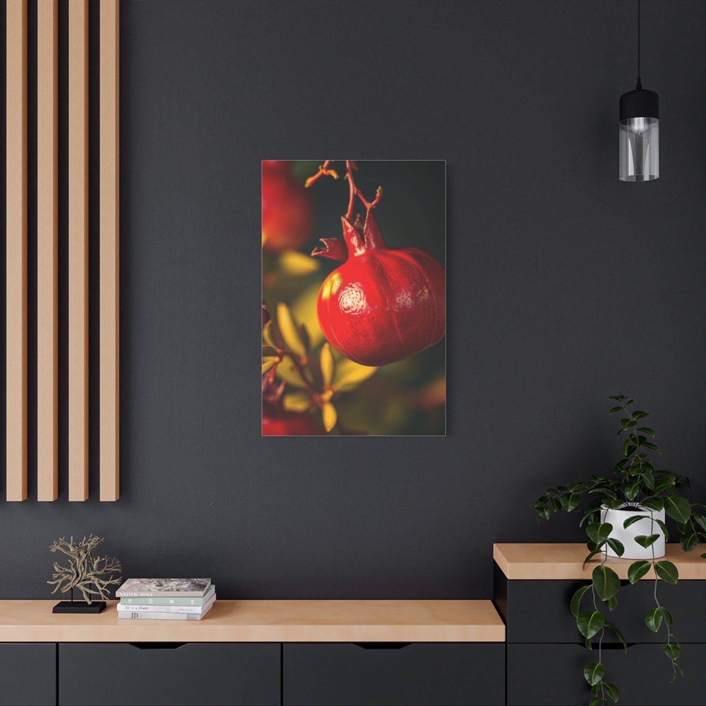 Supreme Pomegranate Noir Wall Art Collection Wall Art & Canvas Print