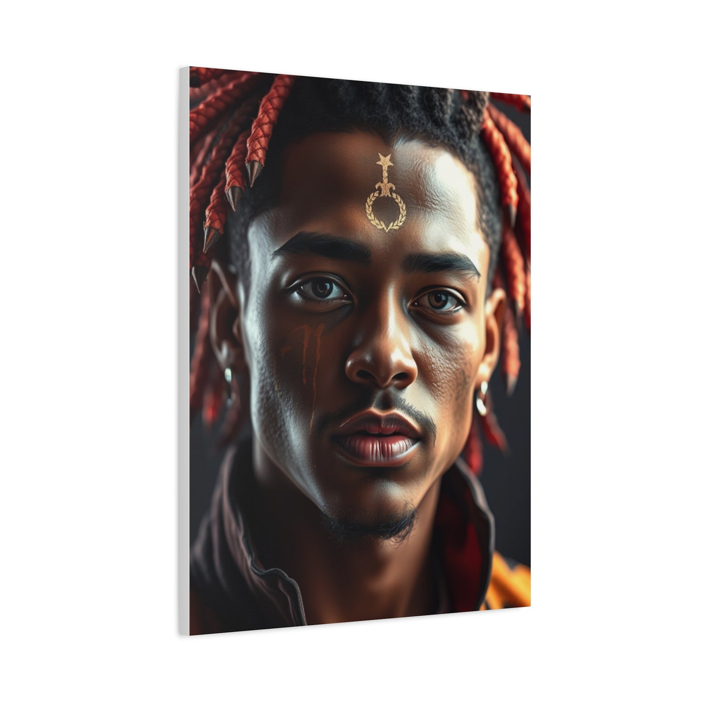 Vivid Symphony Portraiture Wall Art & Canvas Print