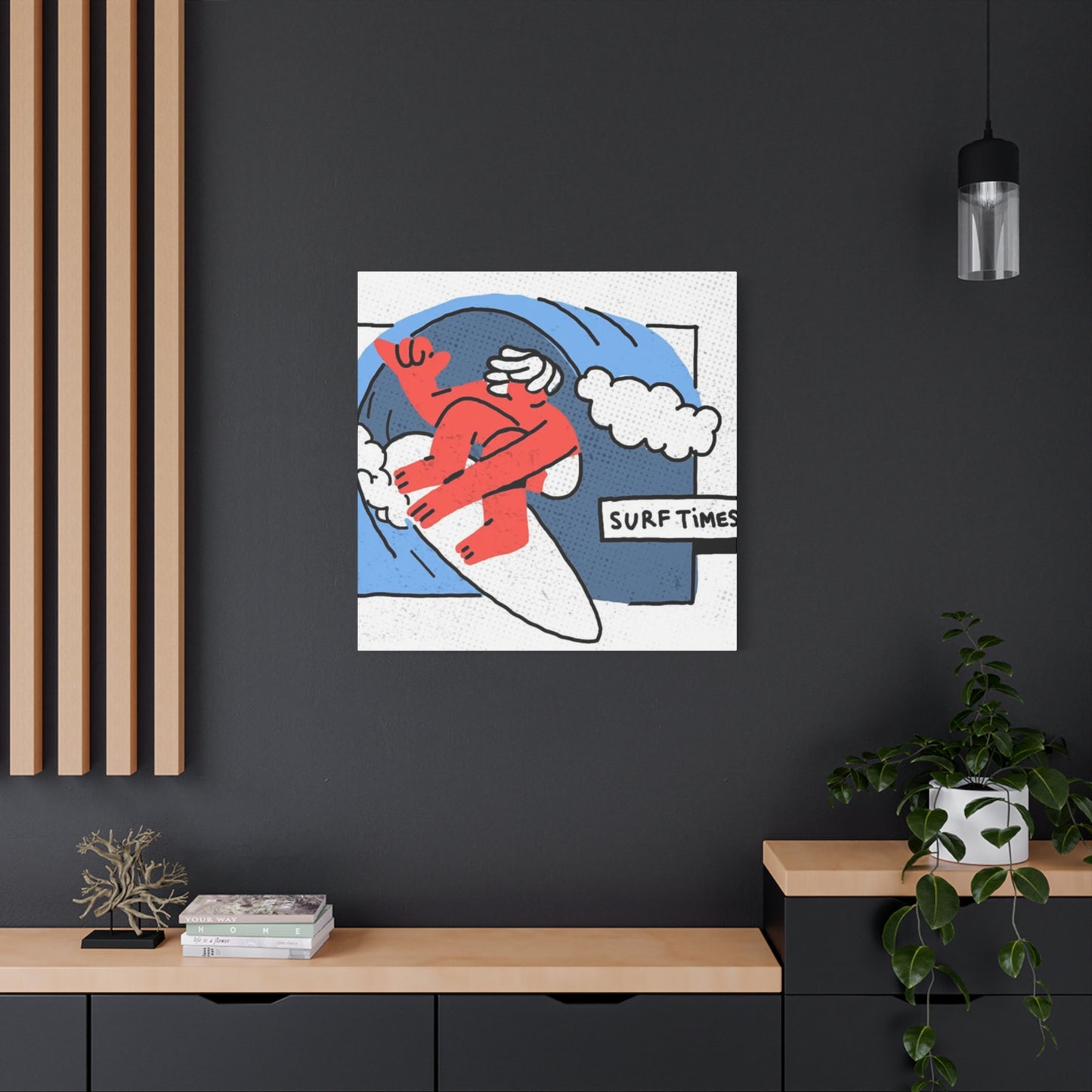 Surf Time Poster Wall Art & Canvas Prints