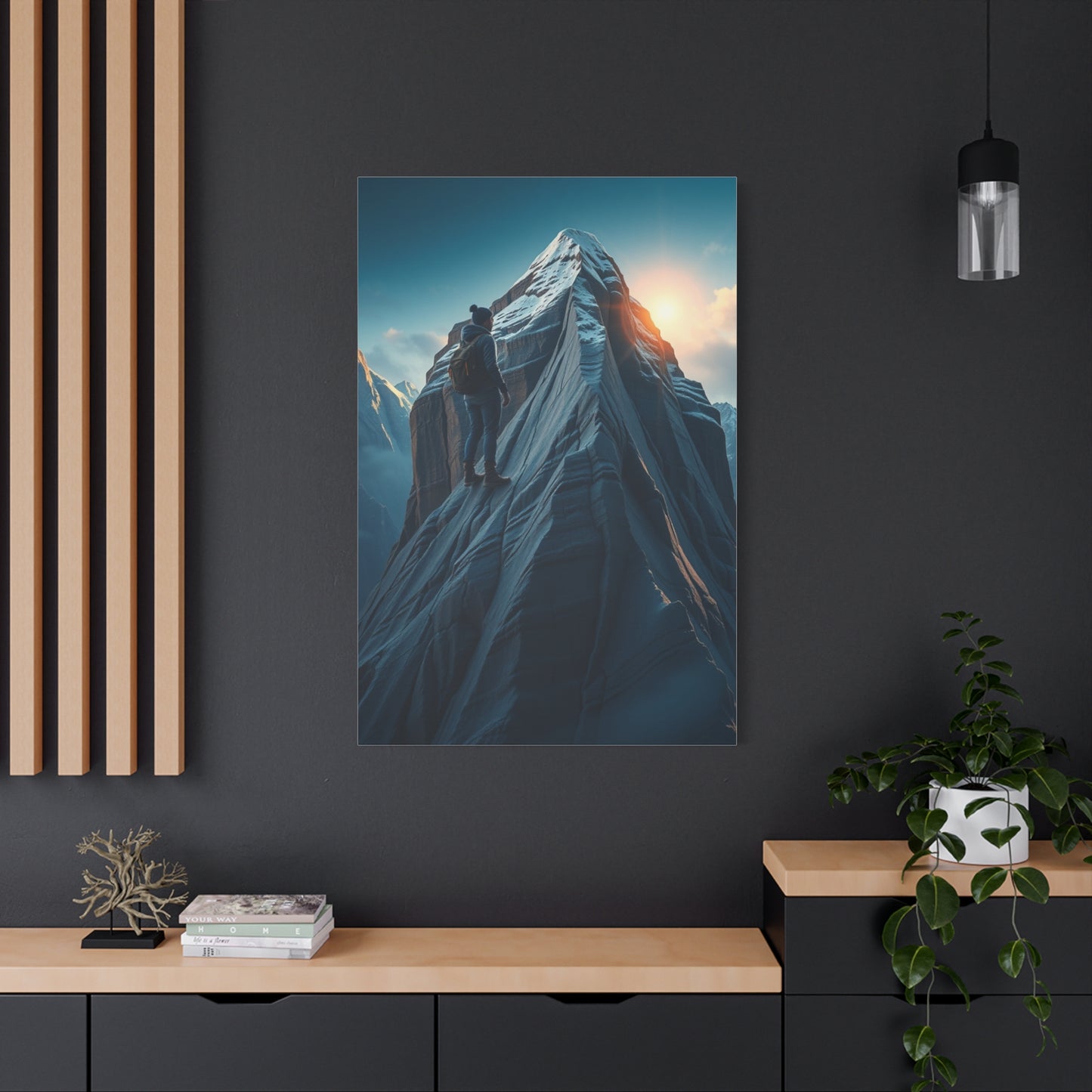 Majestic Peak Panorama Wall Art & Canvas Print