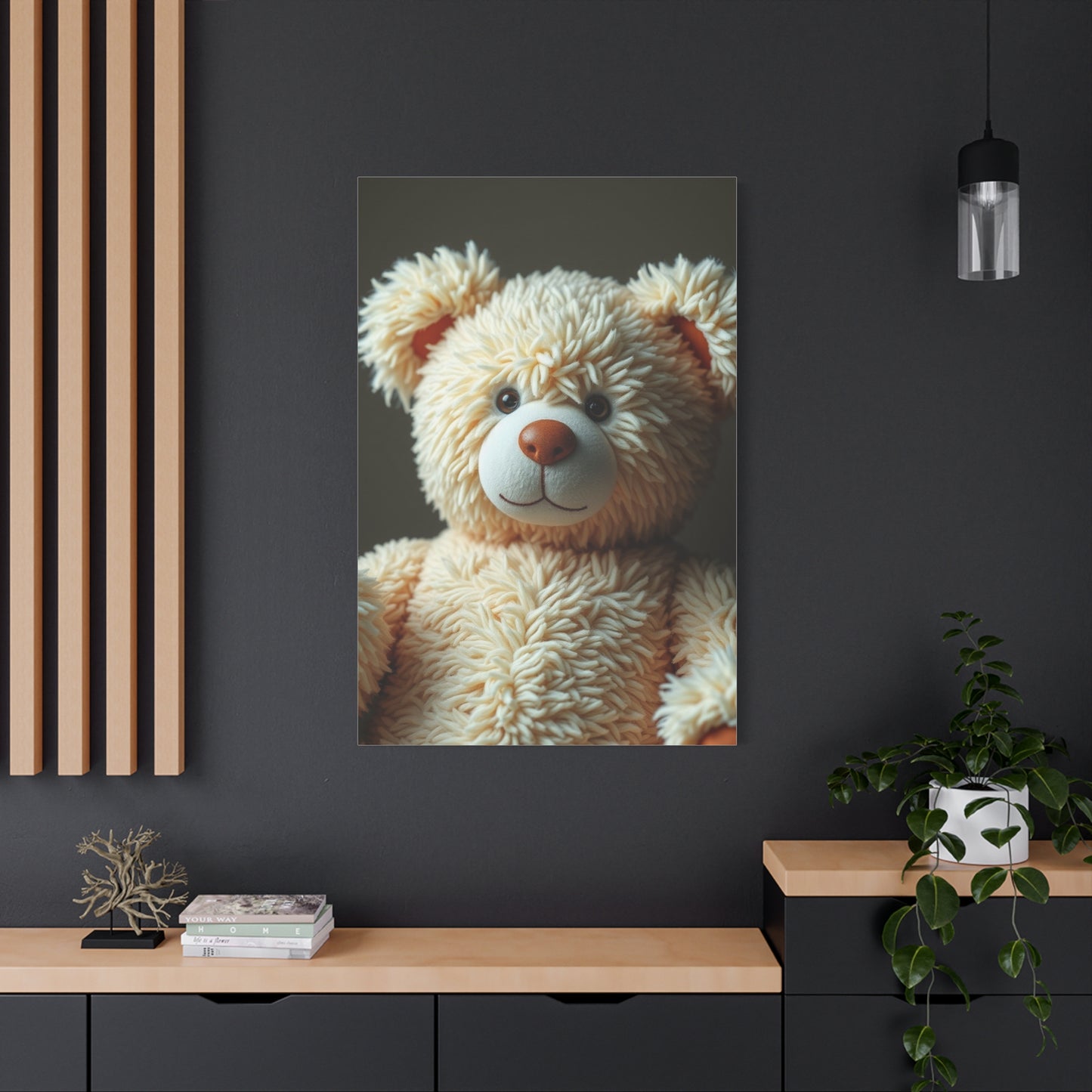Refined Teddy Tableau Wall Art & Canvas Print