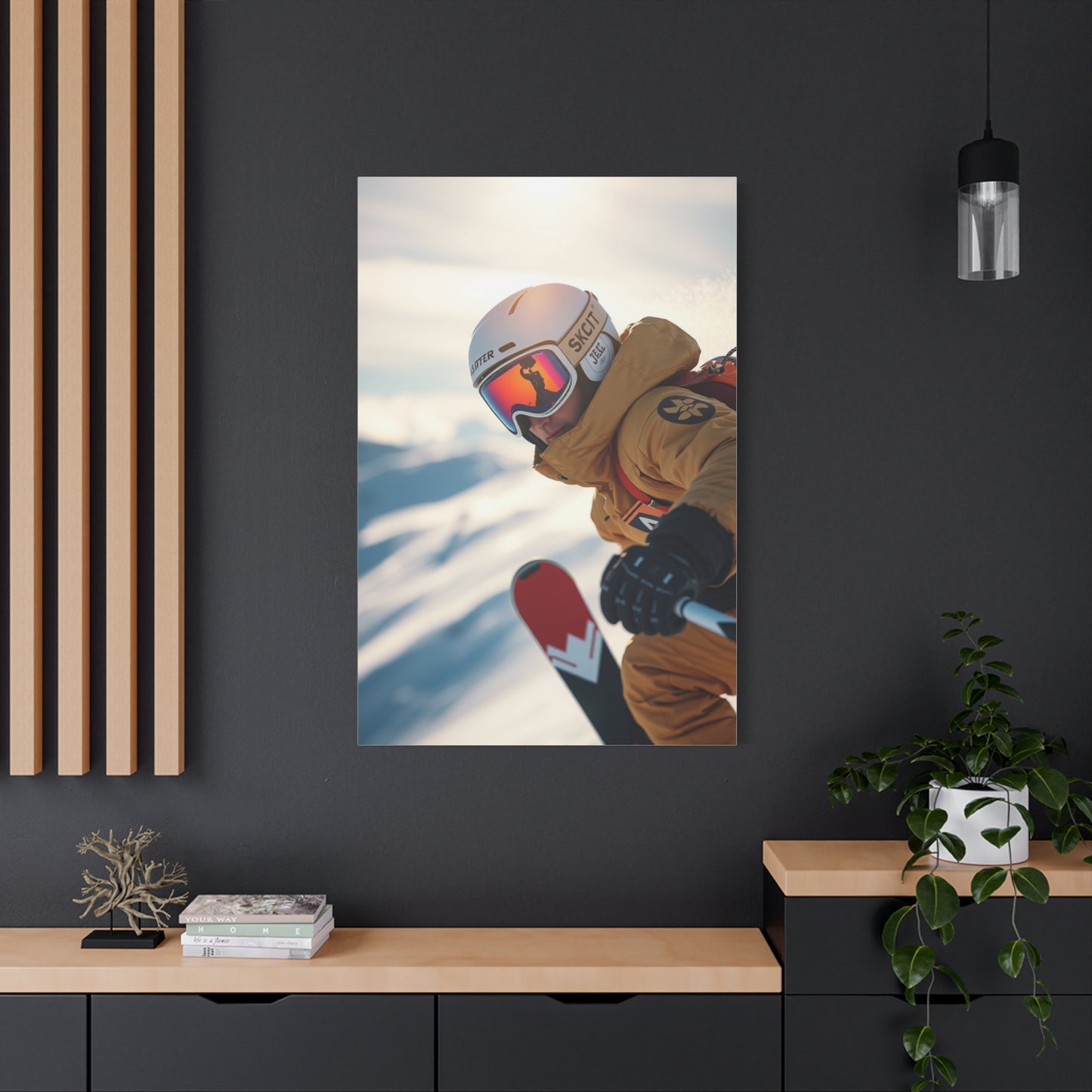 Elite Skiing Art Vision Wall Art & Canvas Print