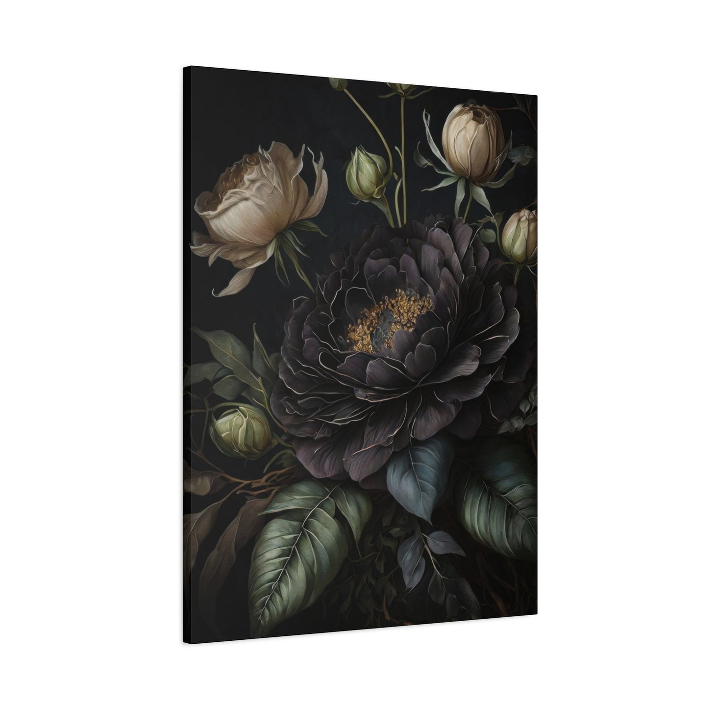 Flowers Dark Wall Art & Canvas Prints